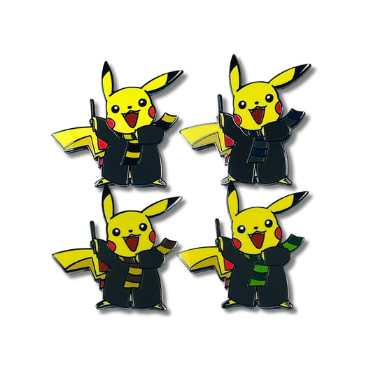 Pin – Pikachu from Pokémon and Harry Potter Houses – Disney Fantasy