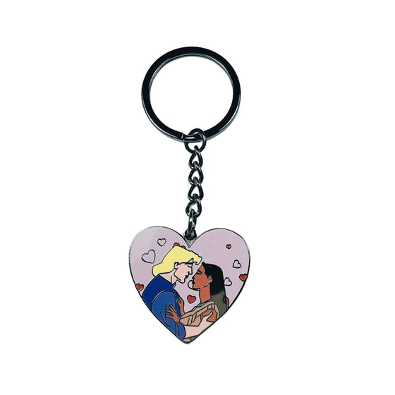 Keychain – Pocahontas and Captain John Smith from Pocahontas – Disney Fantasy