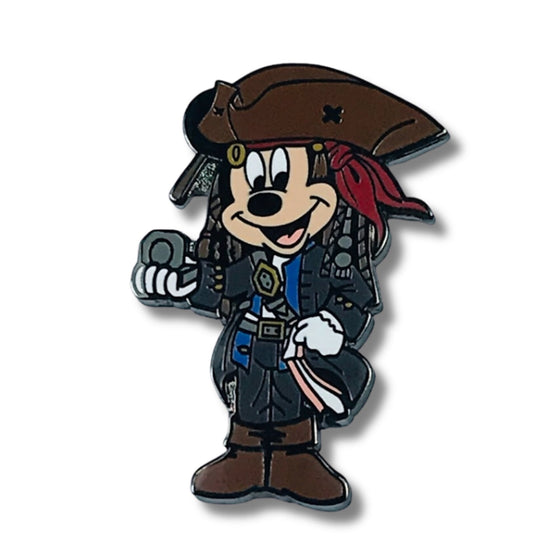 Pin – Mickey Mouse as Jack Sparrow from Pirates of the Caribbean – Disney Fantasy