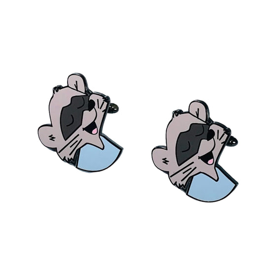 Cufflinks – Blue Raccoon from Robin Hood – Disney Fantasy