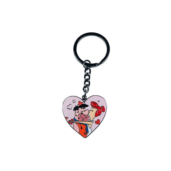 Keychain – Pedro Picapiedra and Vilma Flintstone from The Flintstones – Disney Fantasy