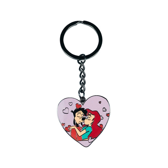 Keychain – Goofy and Roxanne from A Goofy Movie – Disney Fantasy