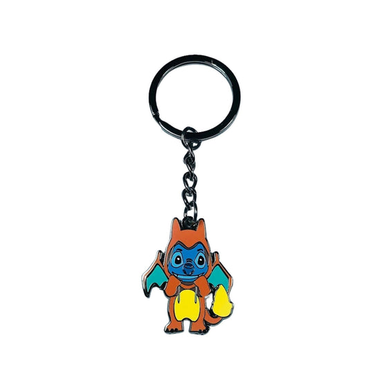 Keychain – Experiment 626 from Lilo and Stitch as Charizard – Disney Fantasy