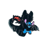 Épingle – Expérience Stitch 626 et Krokmou de Lilo et Stitch – Disney Fantasy