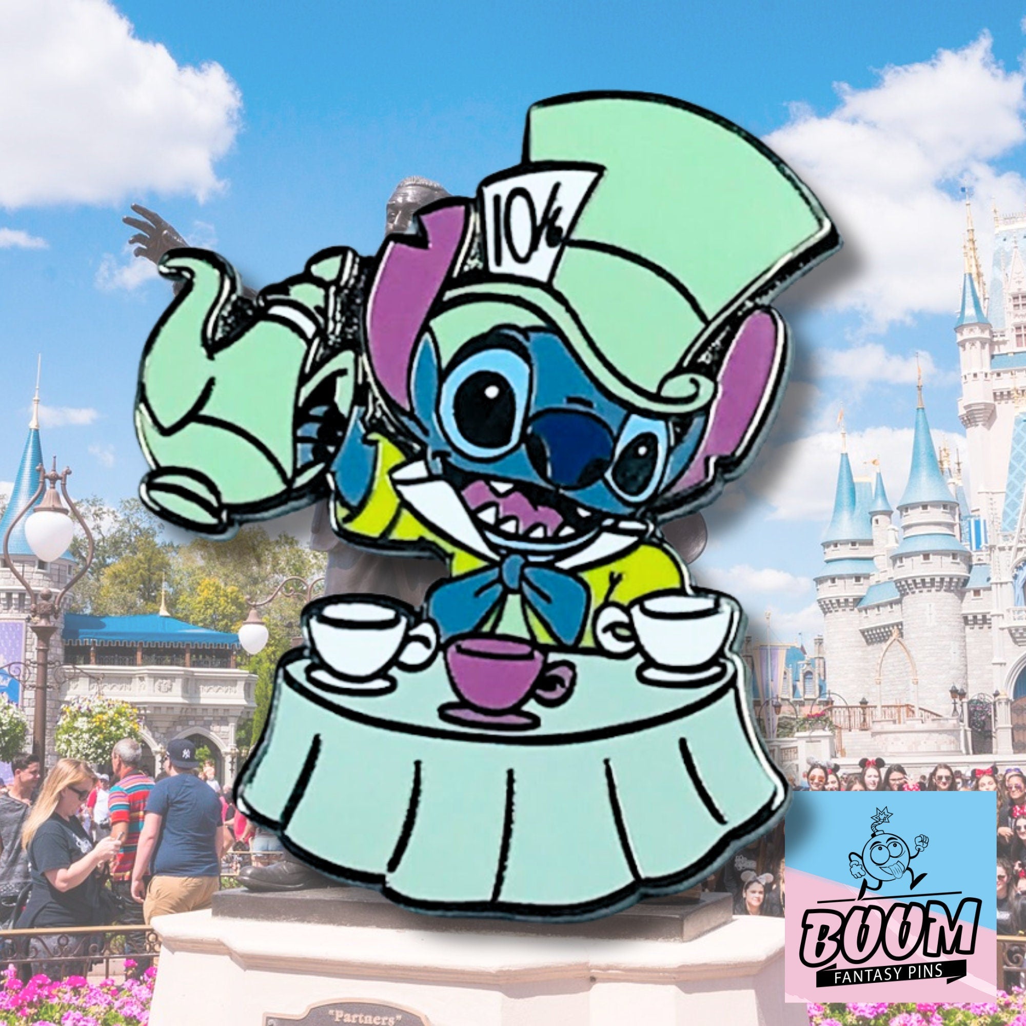 Pin – Stitch como el Sombrerero Loco de Lilo y Stitch – Disney Fantasy