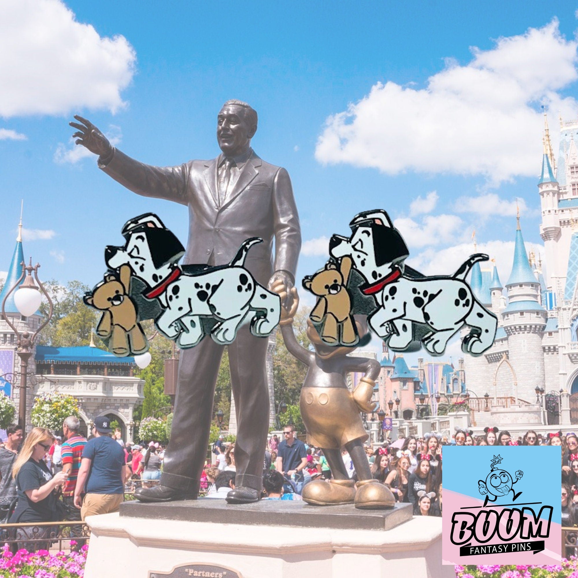 Gemelos – Parche y osito de 101 Dálmatas – Disney Fantasy