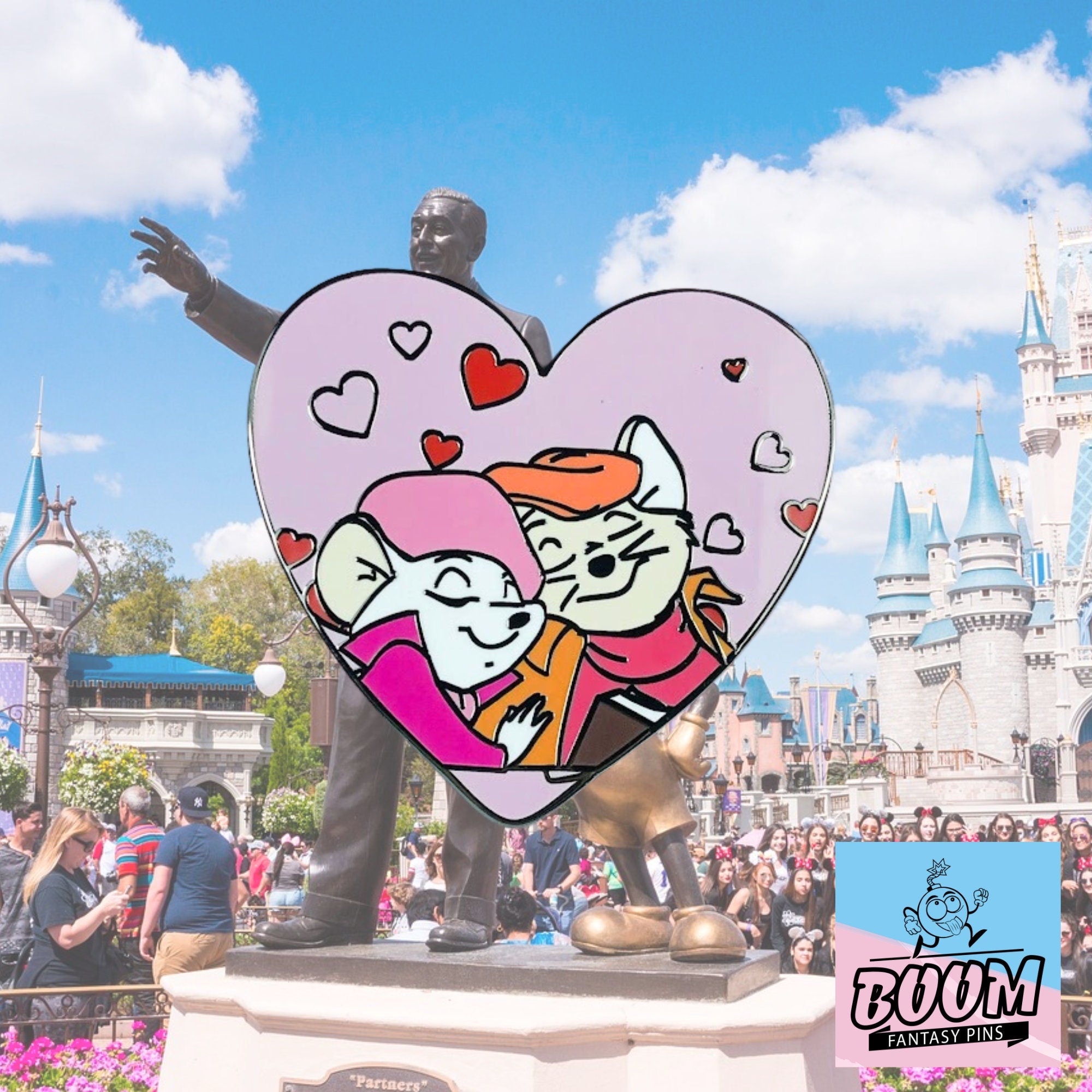 Pin – Bernard y Bianca de Los Rescatistas – Disney Fantasy