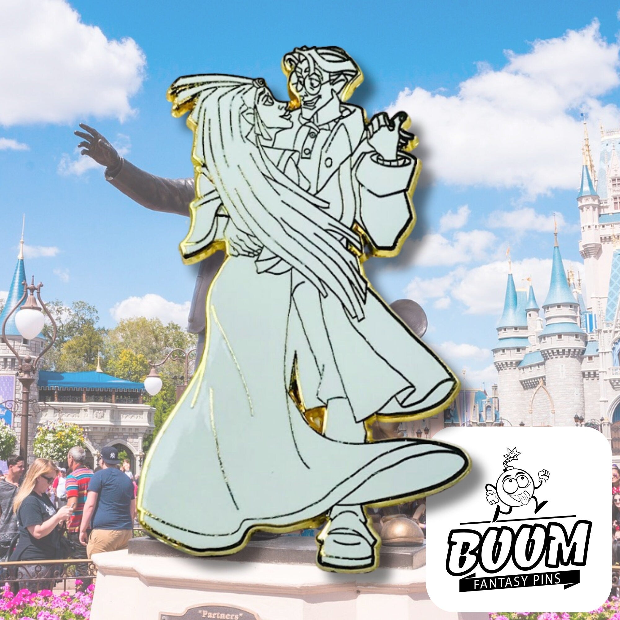 Pin – Milo Thatch and Princess Kida from Atlantis The Lost Empire – Disney Fantasy