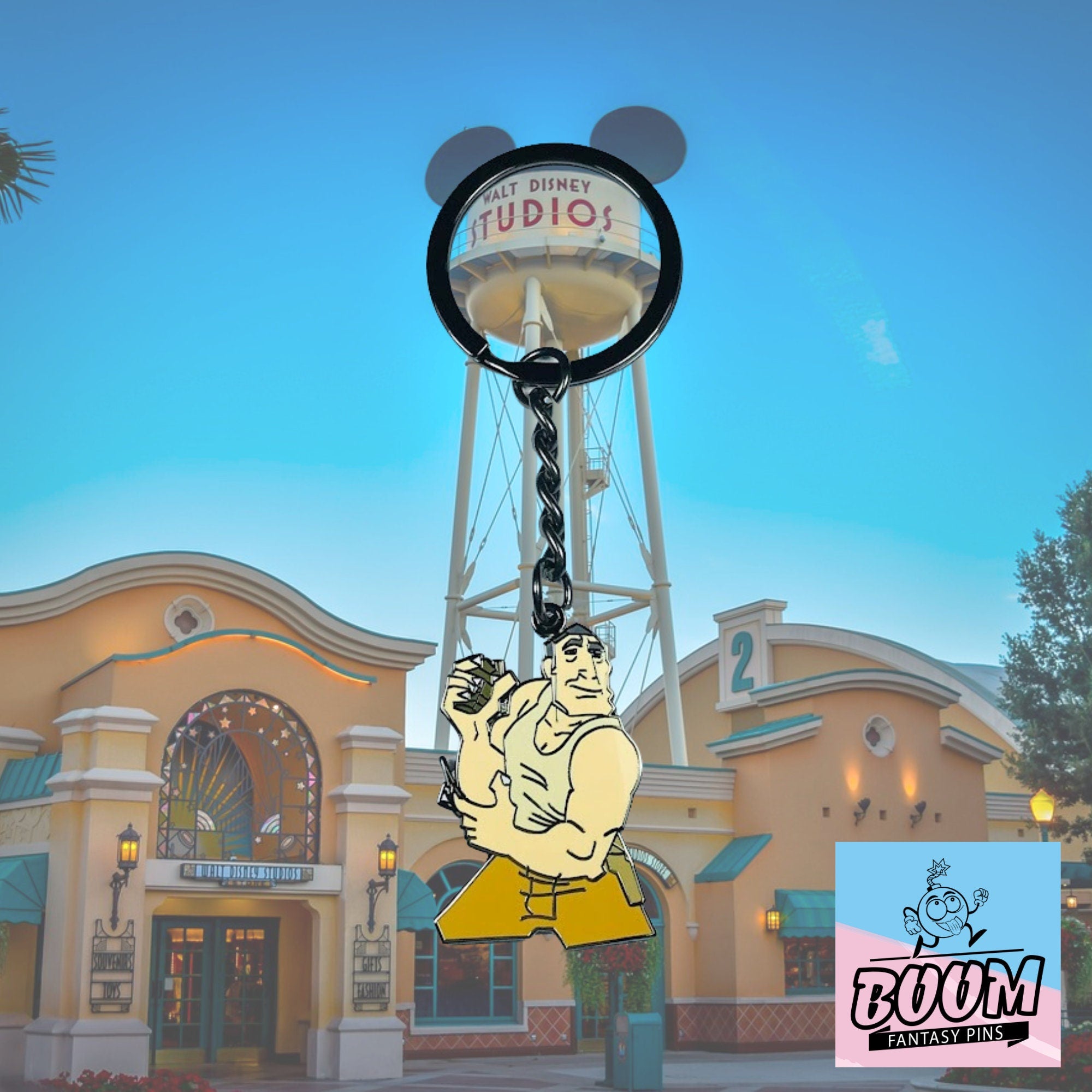 Llavero – Lyle Tiberius Rourke de Atlantis: El Imperio Perdido – Disney Fantasy