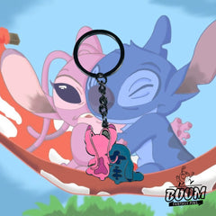 Llavero – Stitch y Ángel de Lilo &amp; Stitch – Disney Fantasy