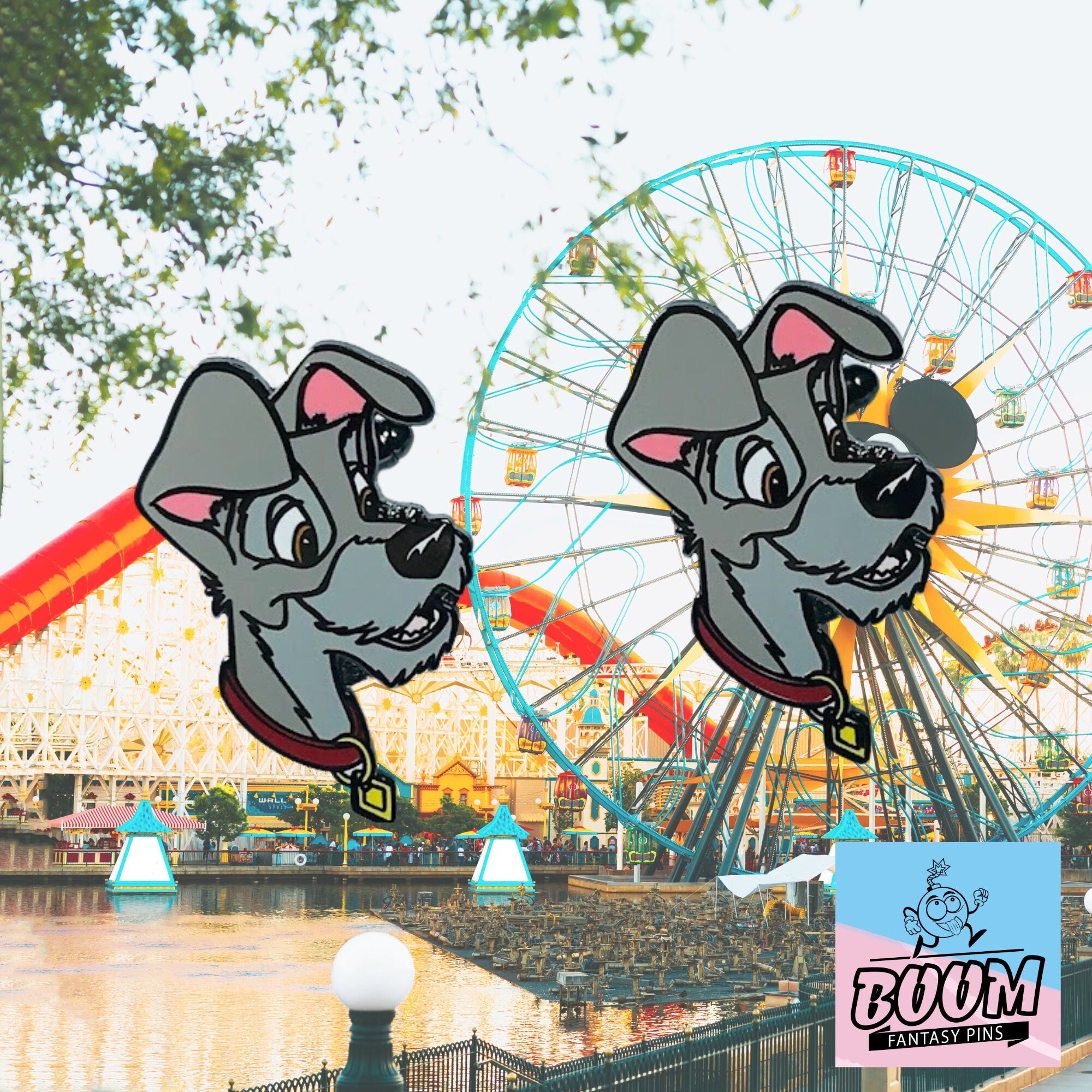 Boutons de manchette – Clochard de La Belle et le Clochard – Disney Fantasy