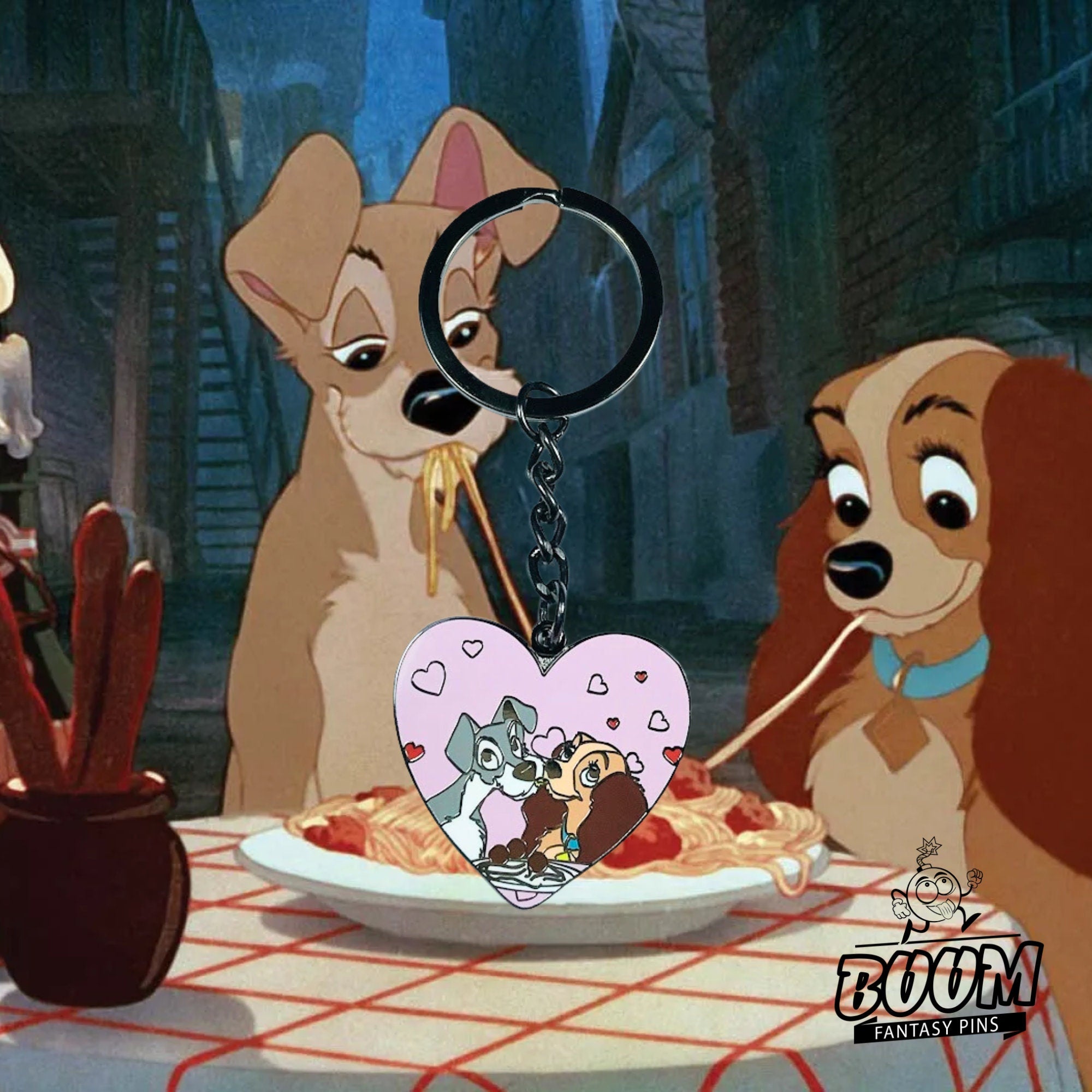 Llavero – La Dama y el Vagabundo de La Dama y el Vagabundo Disney Fantasy