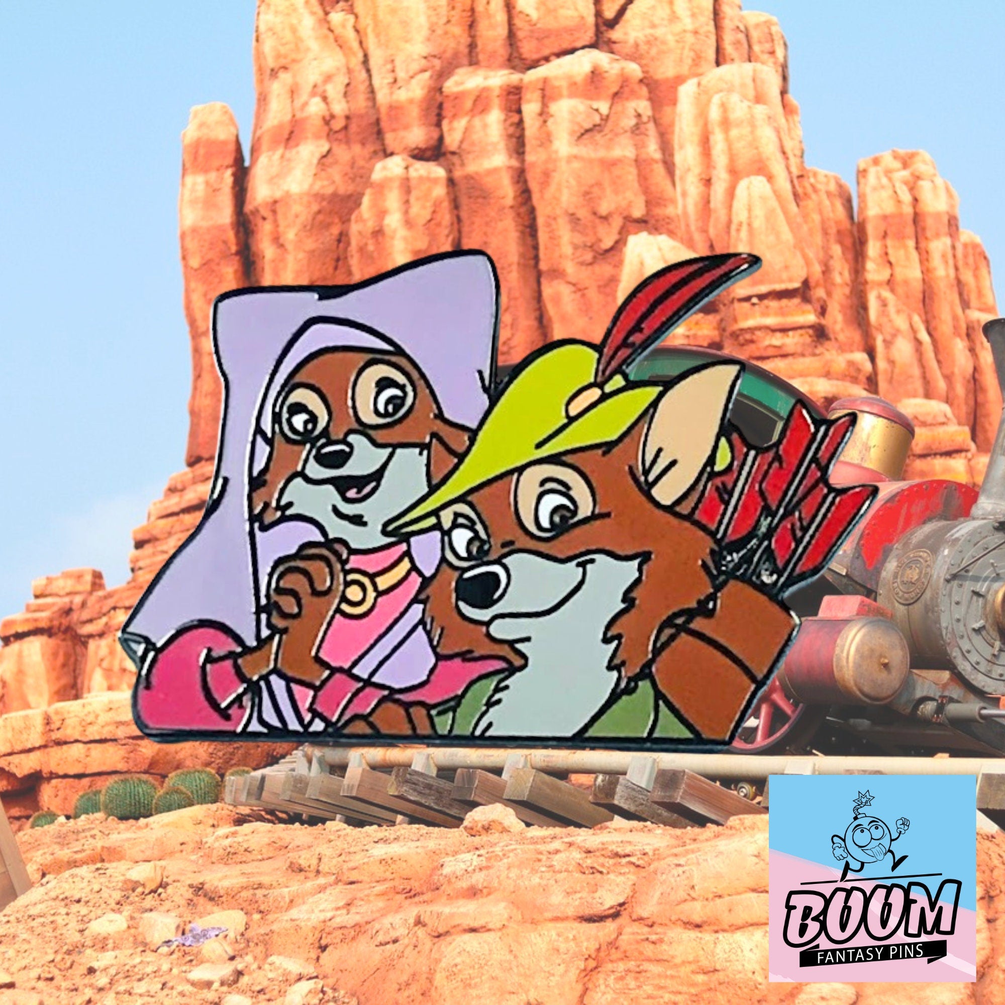 Pin – Lady Marian and Robin Hood from Robin Hood – Disney Fantasy