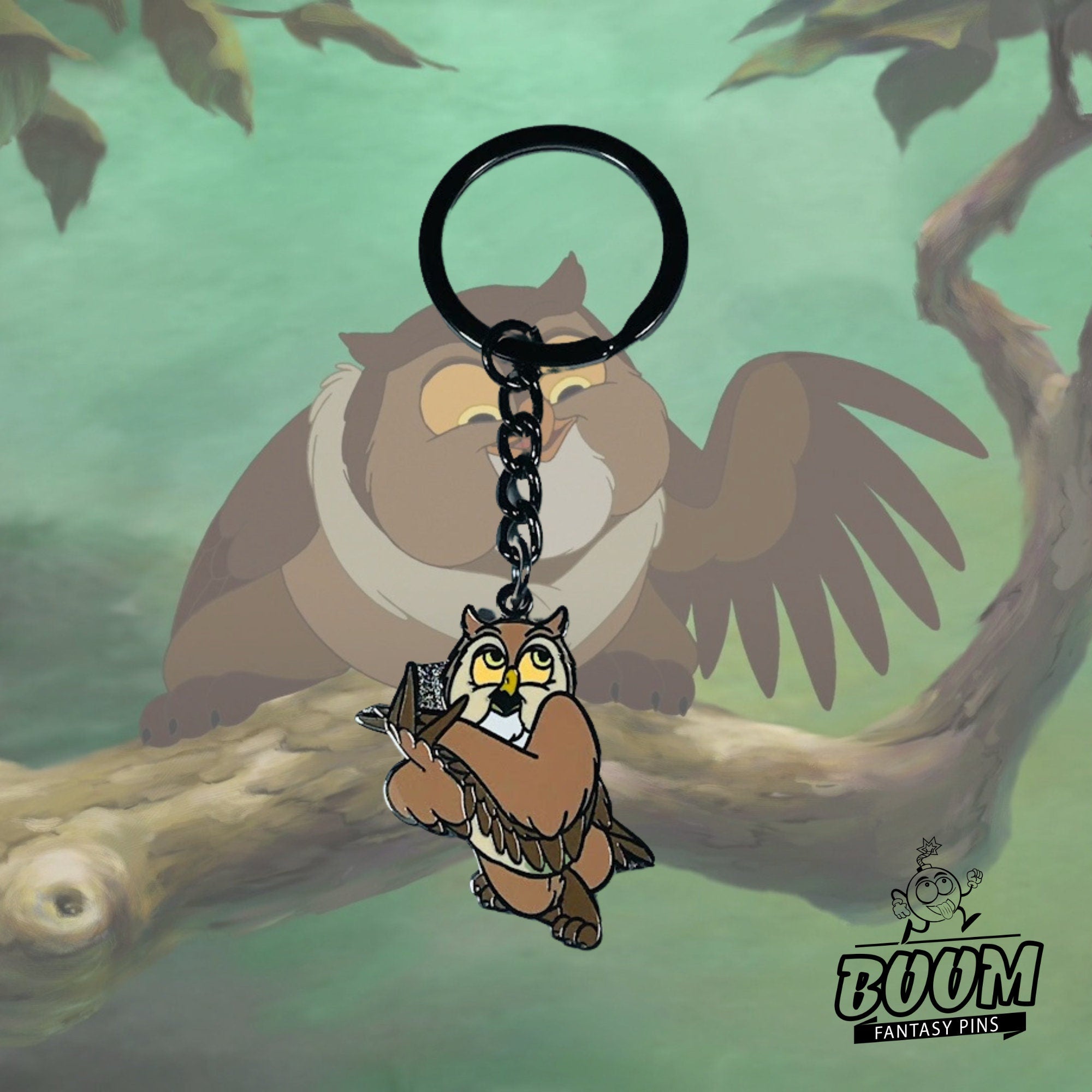 Porte-clés – Hibou ami de Bambi – Disney Fantasy