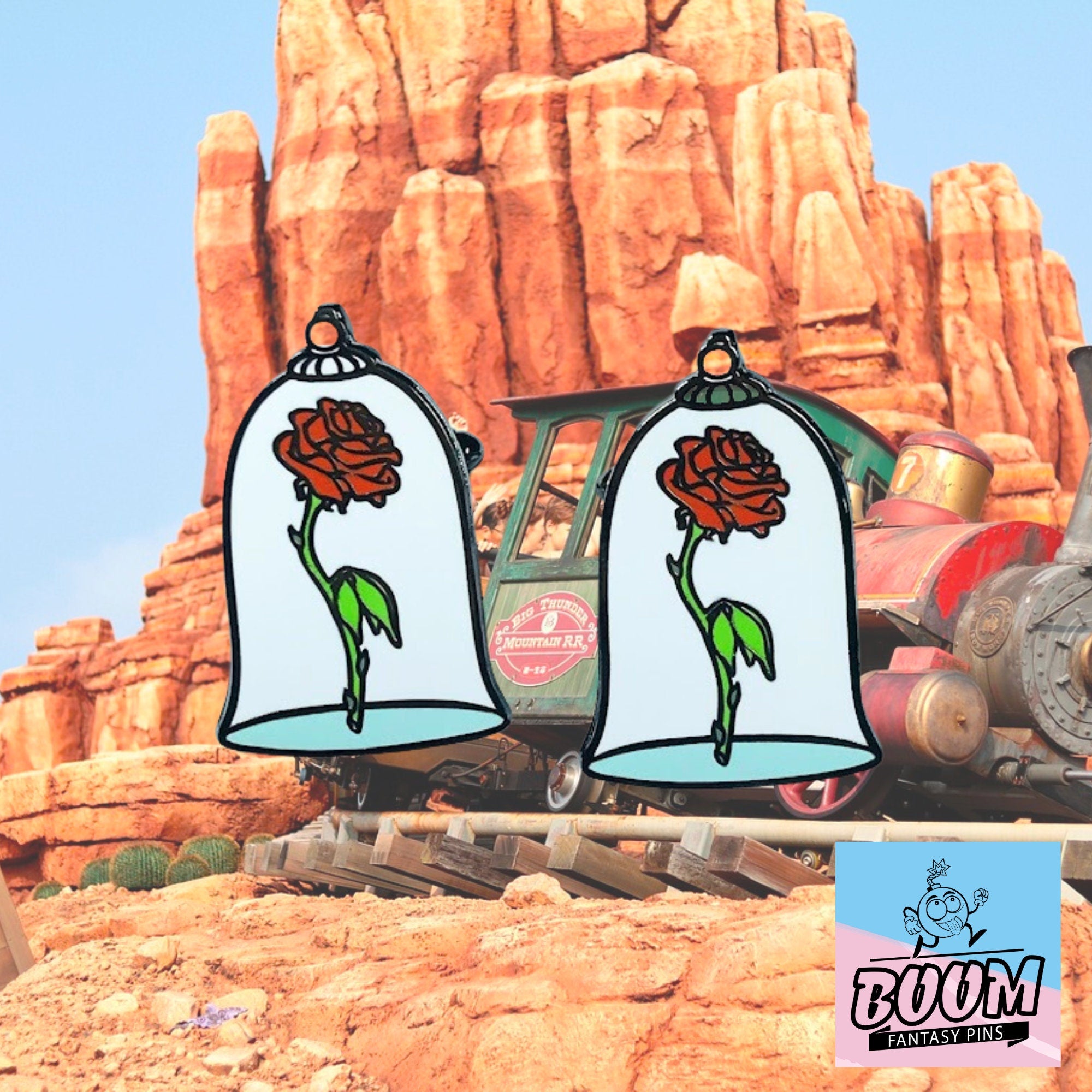 Boutons de manchette – Belle de La Belle et la Bête – Disney Fantasy