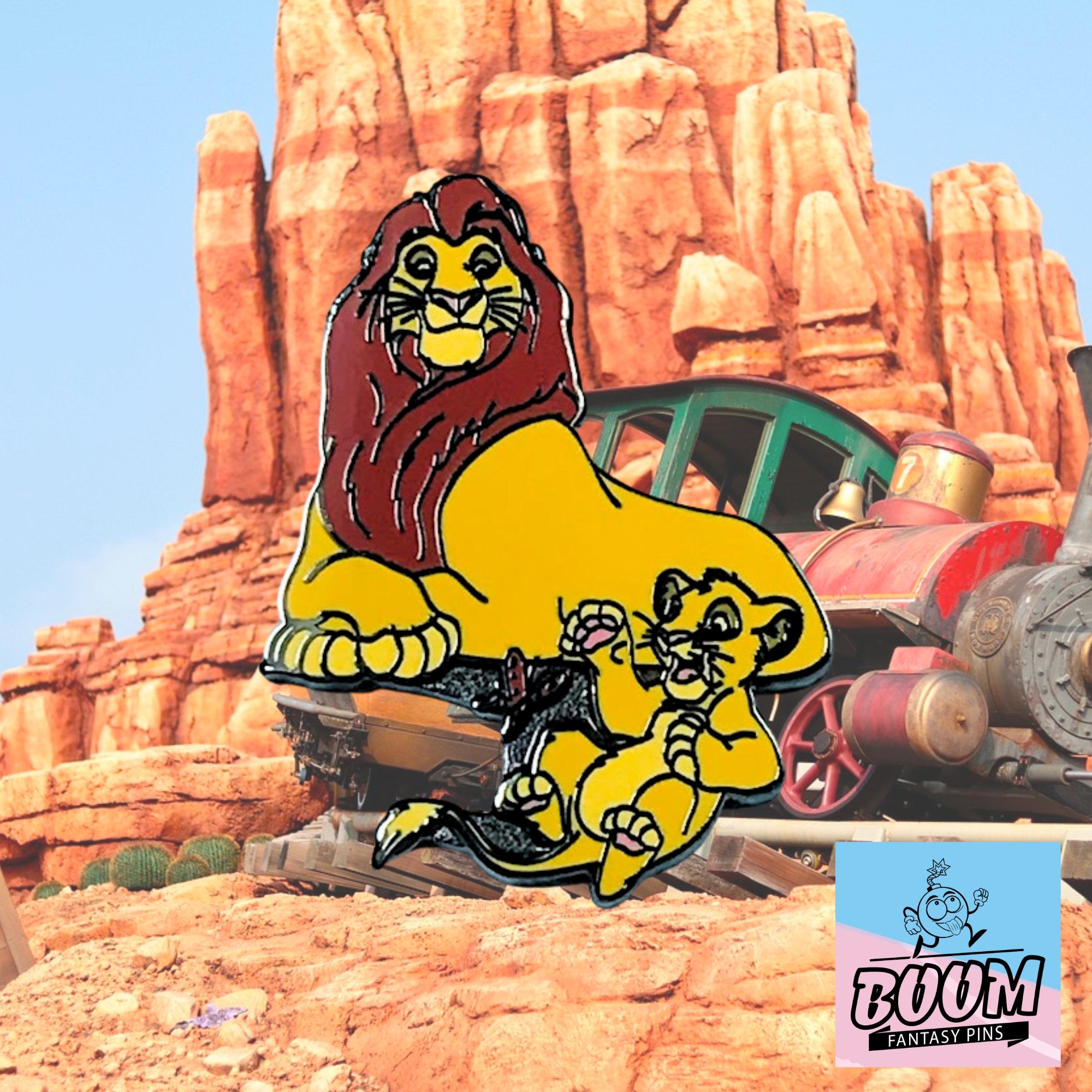 Pin – Mufasa y Simba de El Rey León – Disney Fantasy