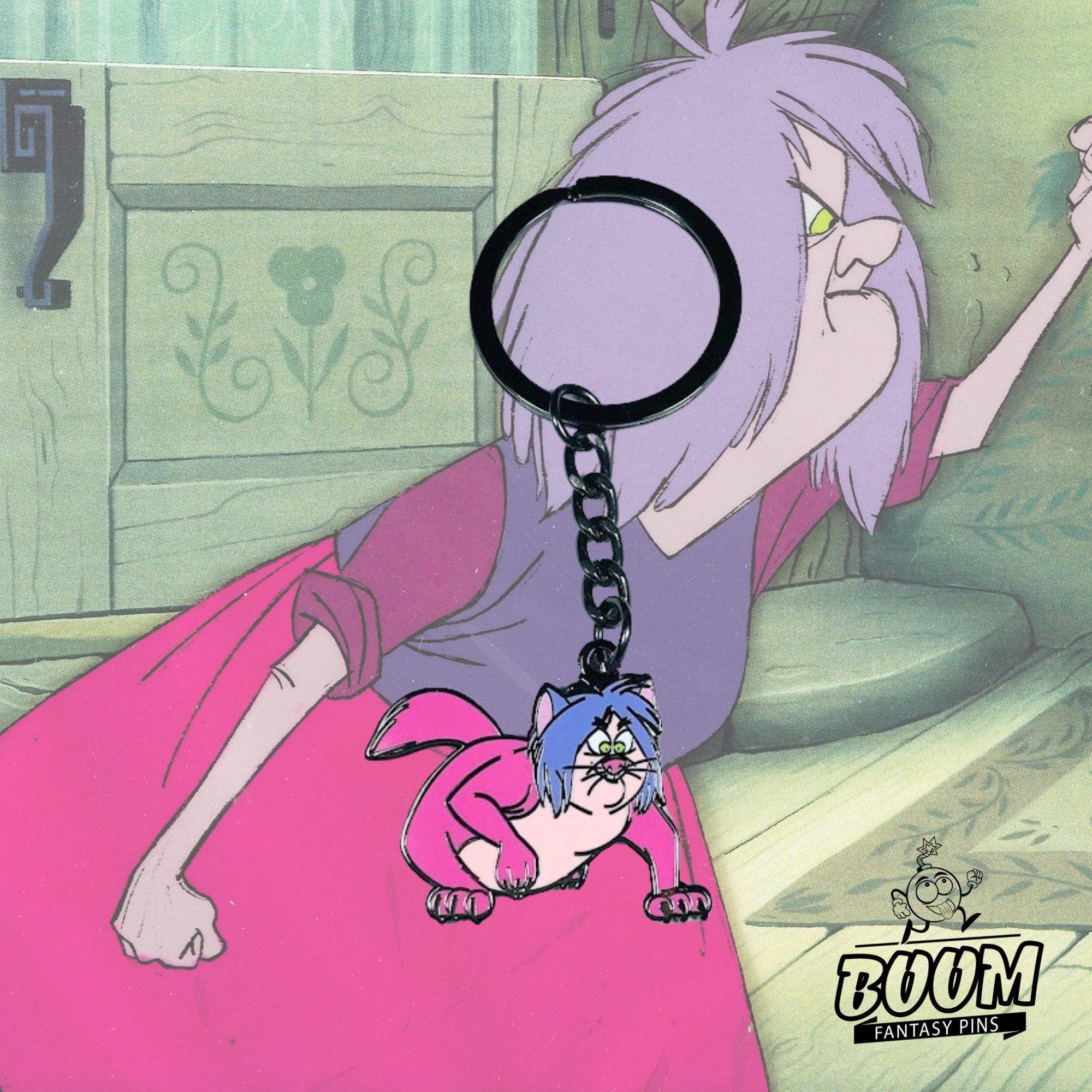 Porte-clés – Madame Mim du film Merlin l'Enchanteur – Disney Fantasy