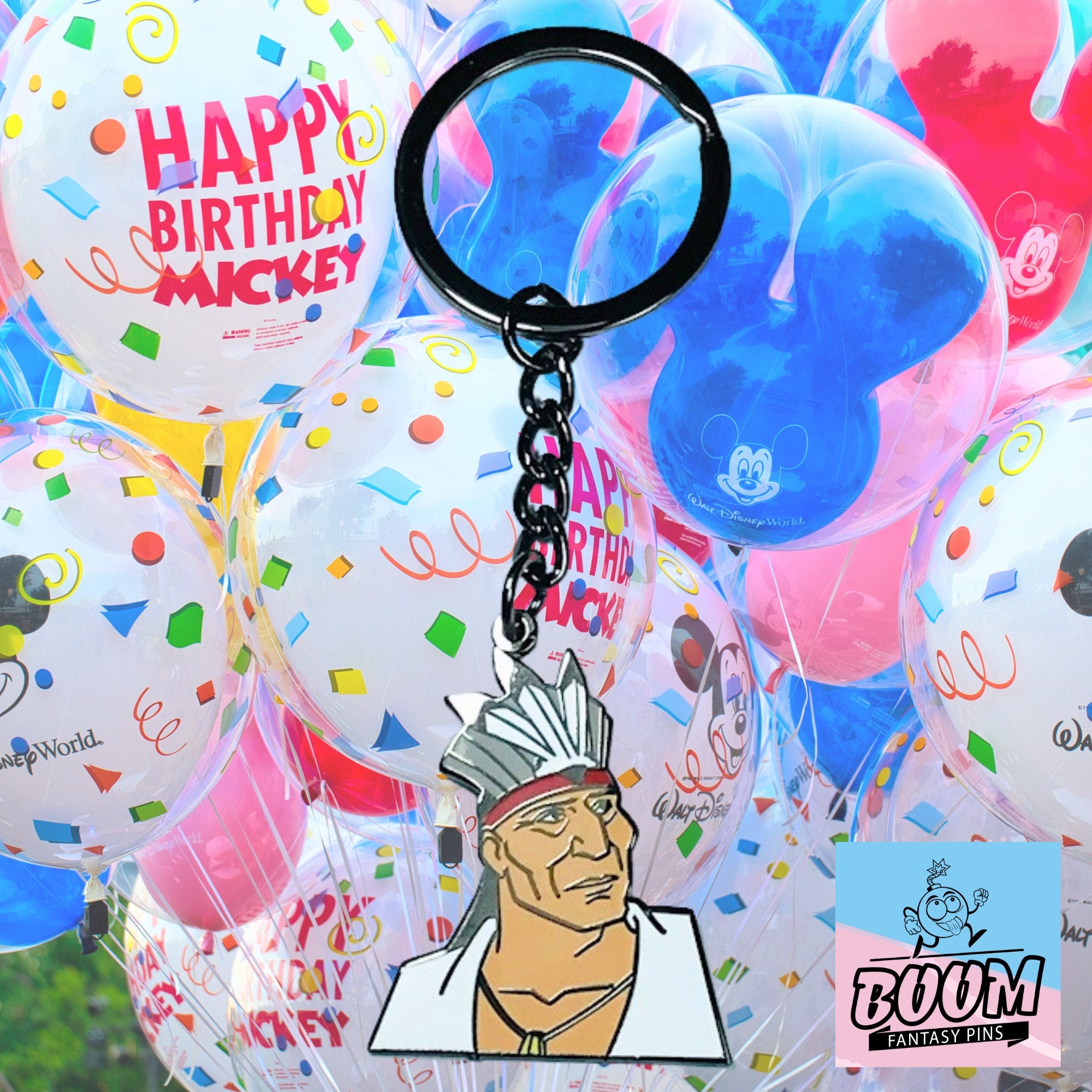 Llavero del Jefe Powhatan de Pocahontas – Disney Fantasy