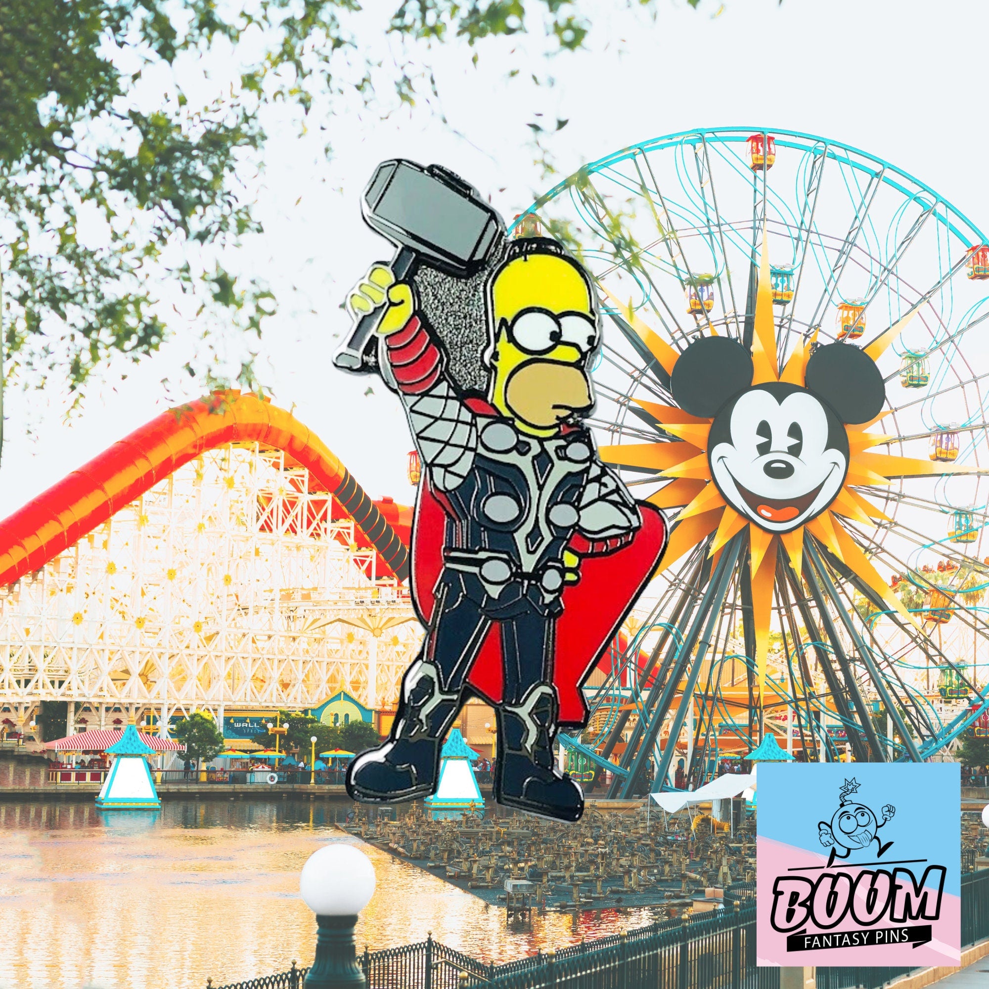 Pin's – Homer Simpson des Simpson – Disney Fantasy