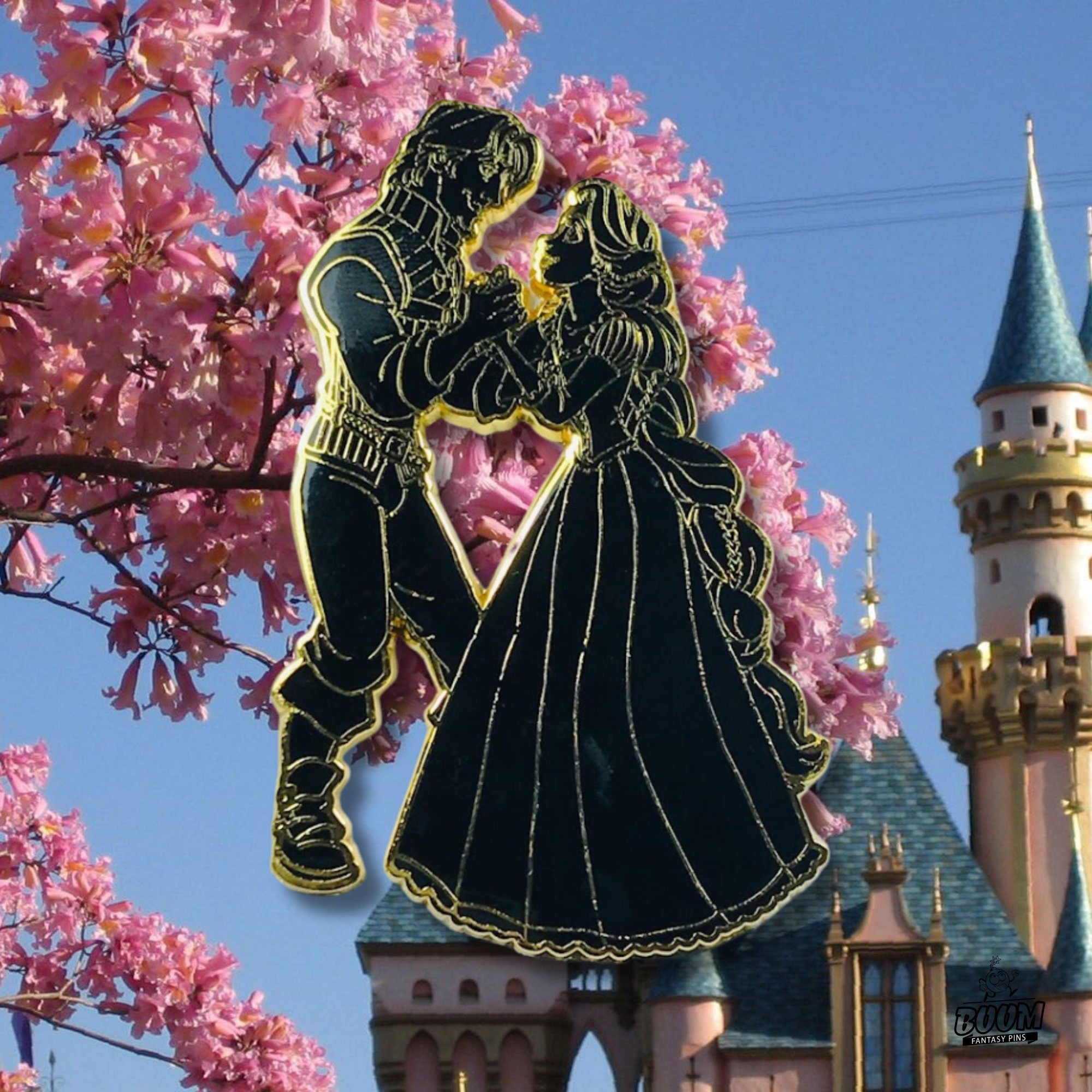 Pin's – Raiponce et Flynn Rider du film Raiponce – Disney Fantasy