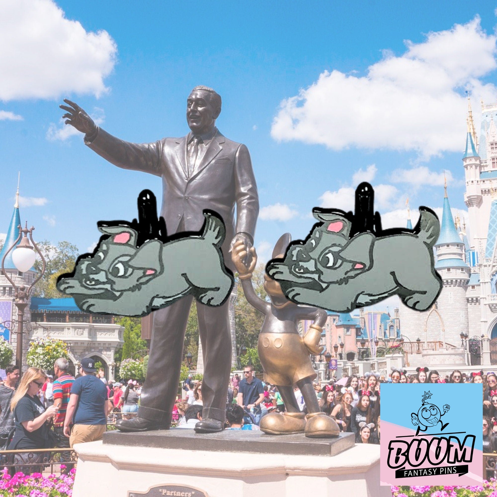 Boutons de manchette – Scamp de La Belle et le Clochard 2 – Disney Fantasy