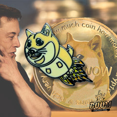 Pin's – Shiba Inu de Dogecoin – Objet de collection en cryptomonnaie