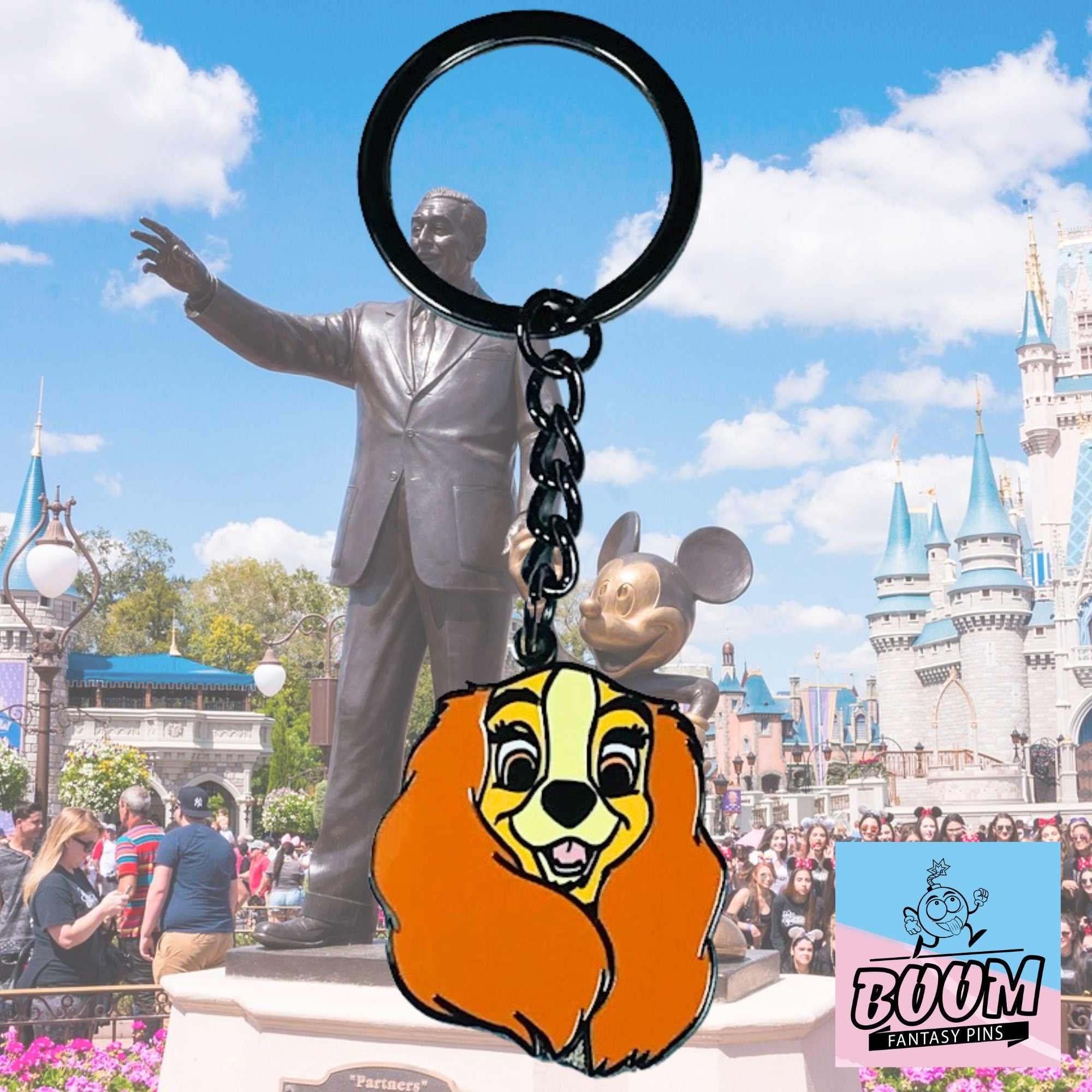 Llavero – Dama de La Dama y el Vagabundo – Disney Fantasy