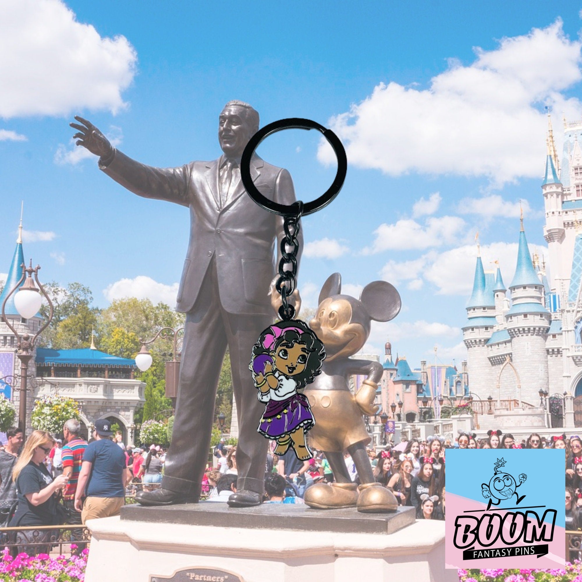 Porte-clés – Esmeralda du Bossu de Notre-Dame – Disney Fantasy