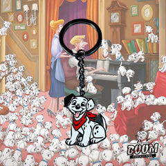 Porte-clés – Chiot dalmatien rouge des 101 Dalmatiens – Disney Fantasy