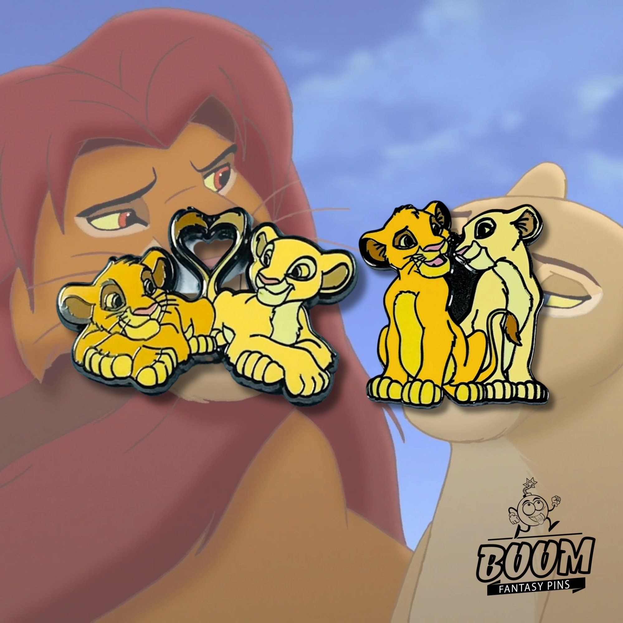 Pin – Simba y Nala de El Rey León – Disney Fantasy
