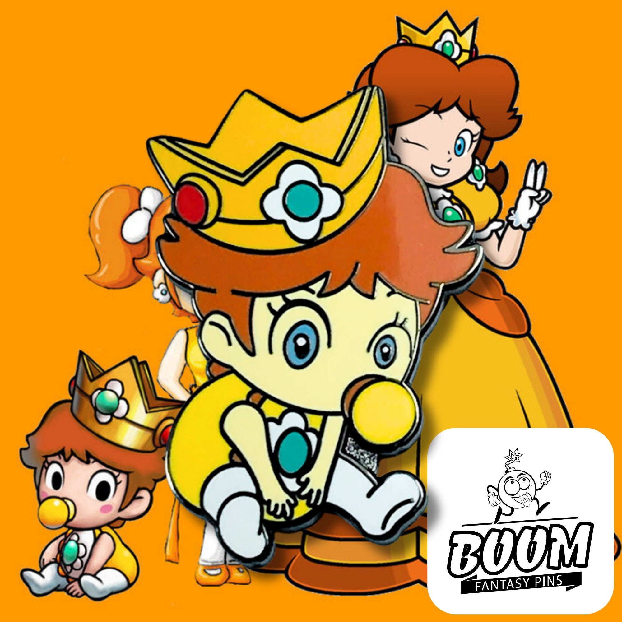 Pin's – Princesse Daisy de Super Mario Bros – Disney Fantasy