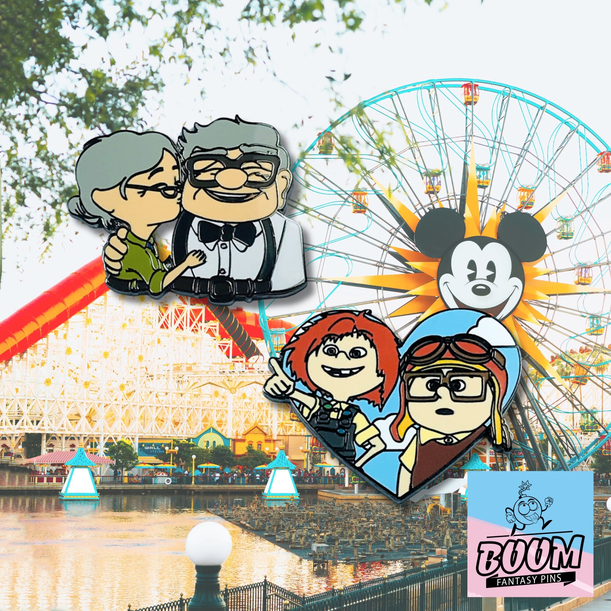 Pin – Carl Fredricksen y Ellie Fredricksen de Up – Disney Fantasy
