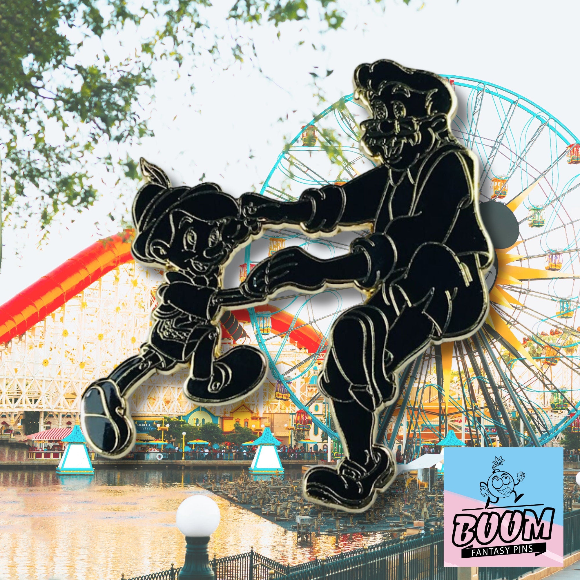 Pin's – Pinocchio et Geppetto de Pinocchio – Disney Fantasy
