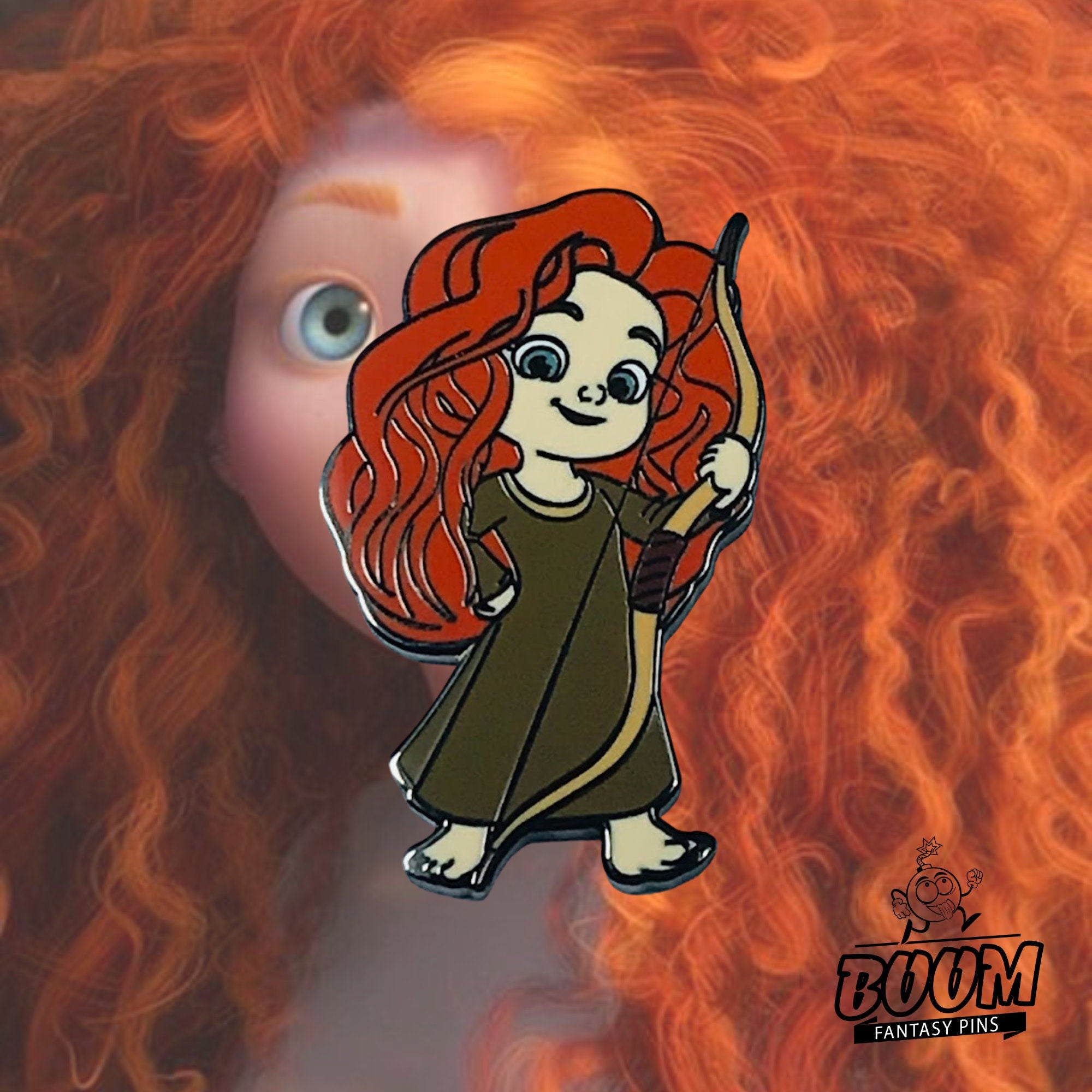 Pin's – Princesse Merida du film Rebelle – Disney Fantasy