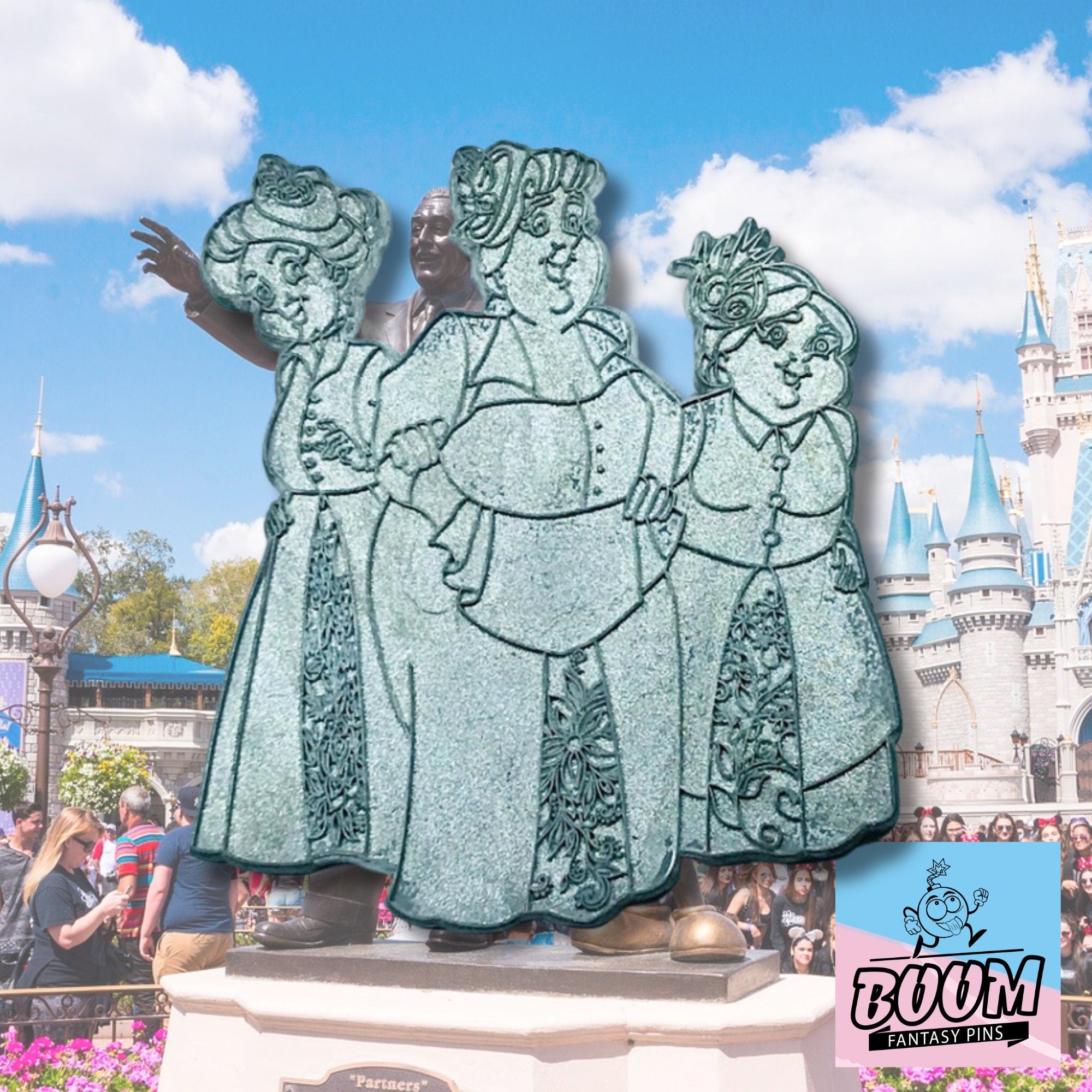 Épinglette – Flora, Fauna et Pimprenelle de La Belle au bois dormant – Disney Fantasy