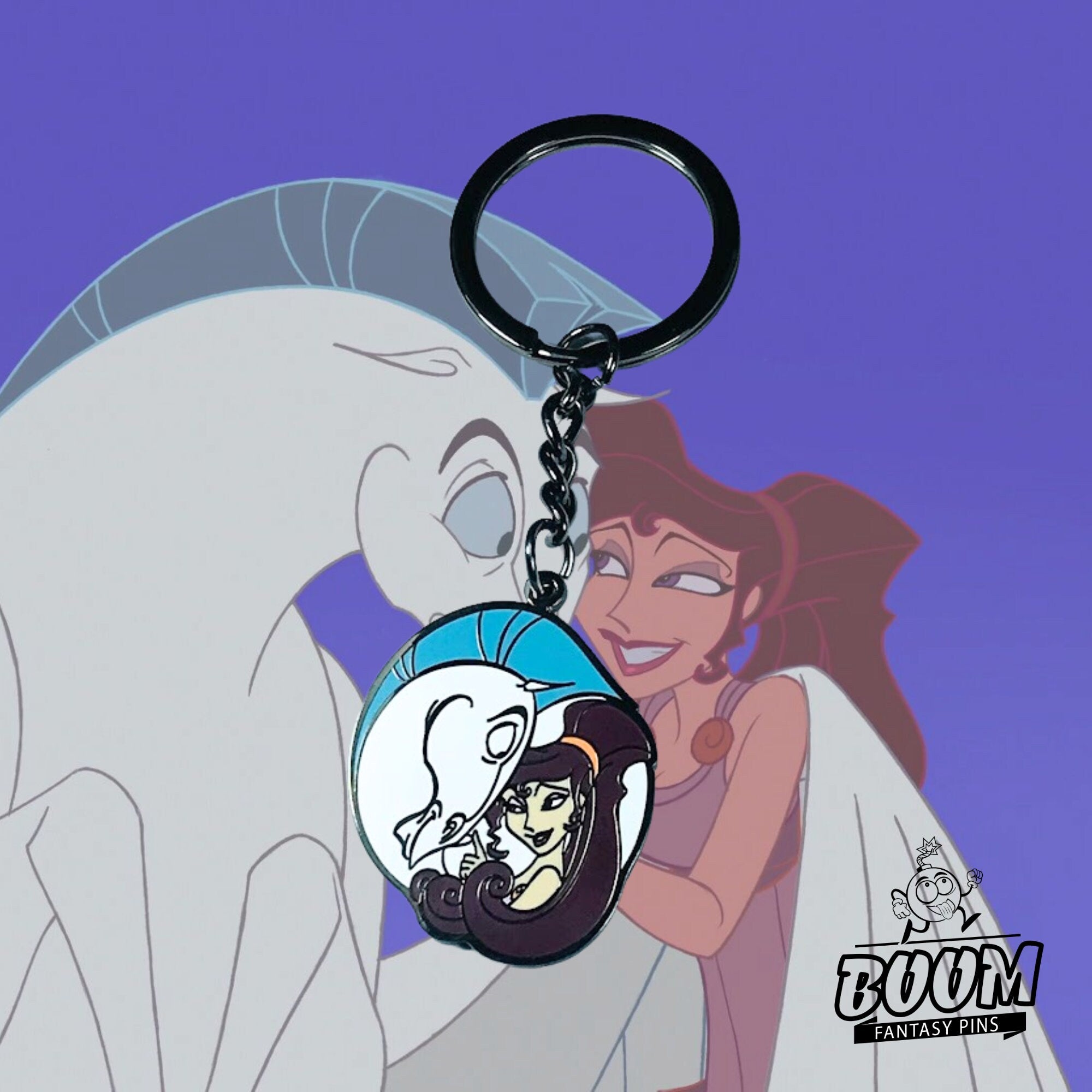 Llavero – Megara y Pegaso de Hércules – Disney Fantasy
