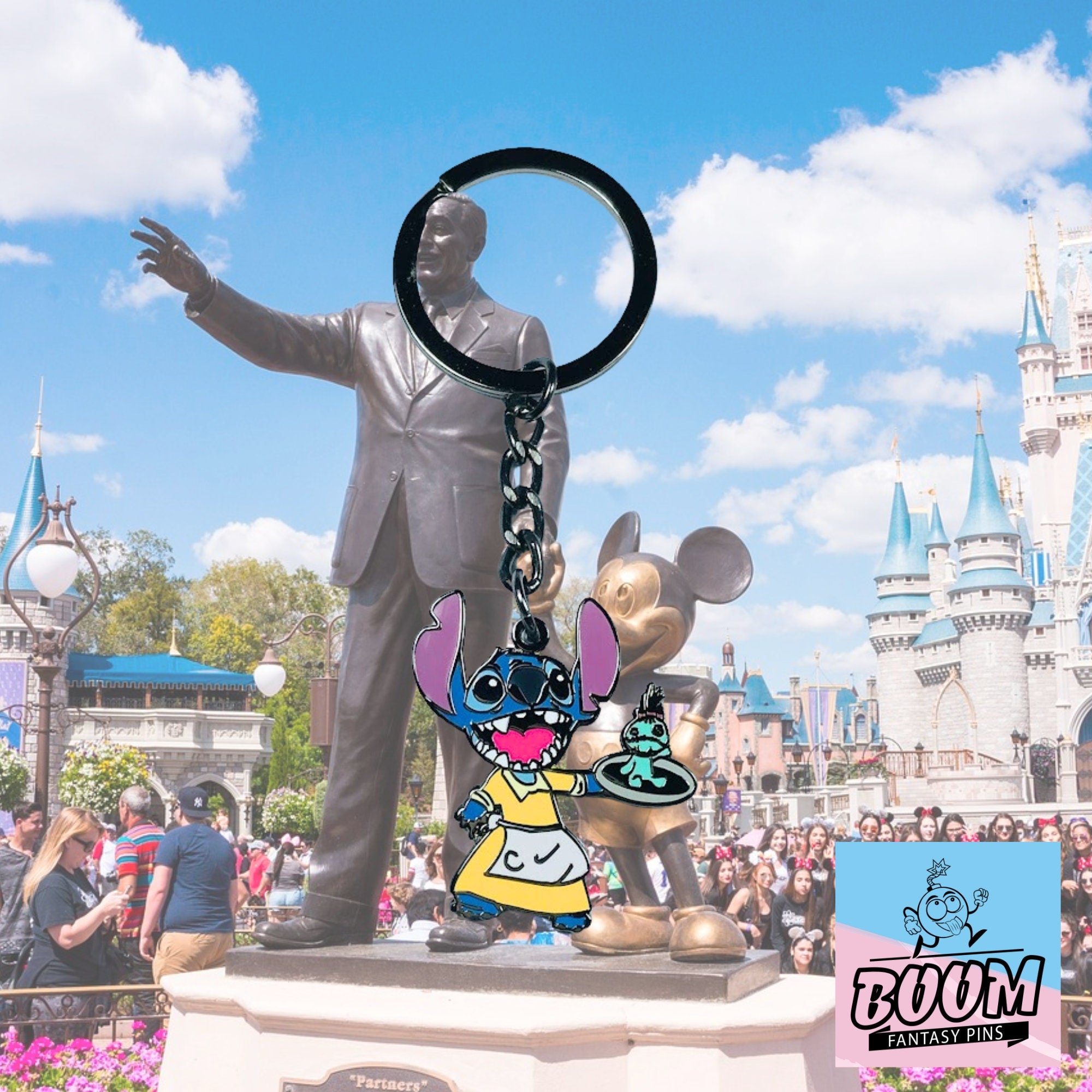 Llavero – Experimento 626 Punto con Trapos de Lilo y Stitch – Disney Fantasy