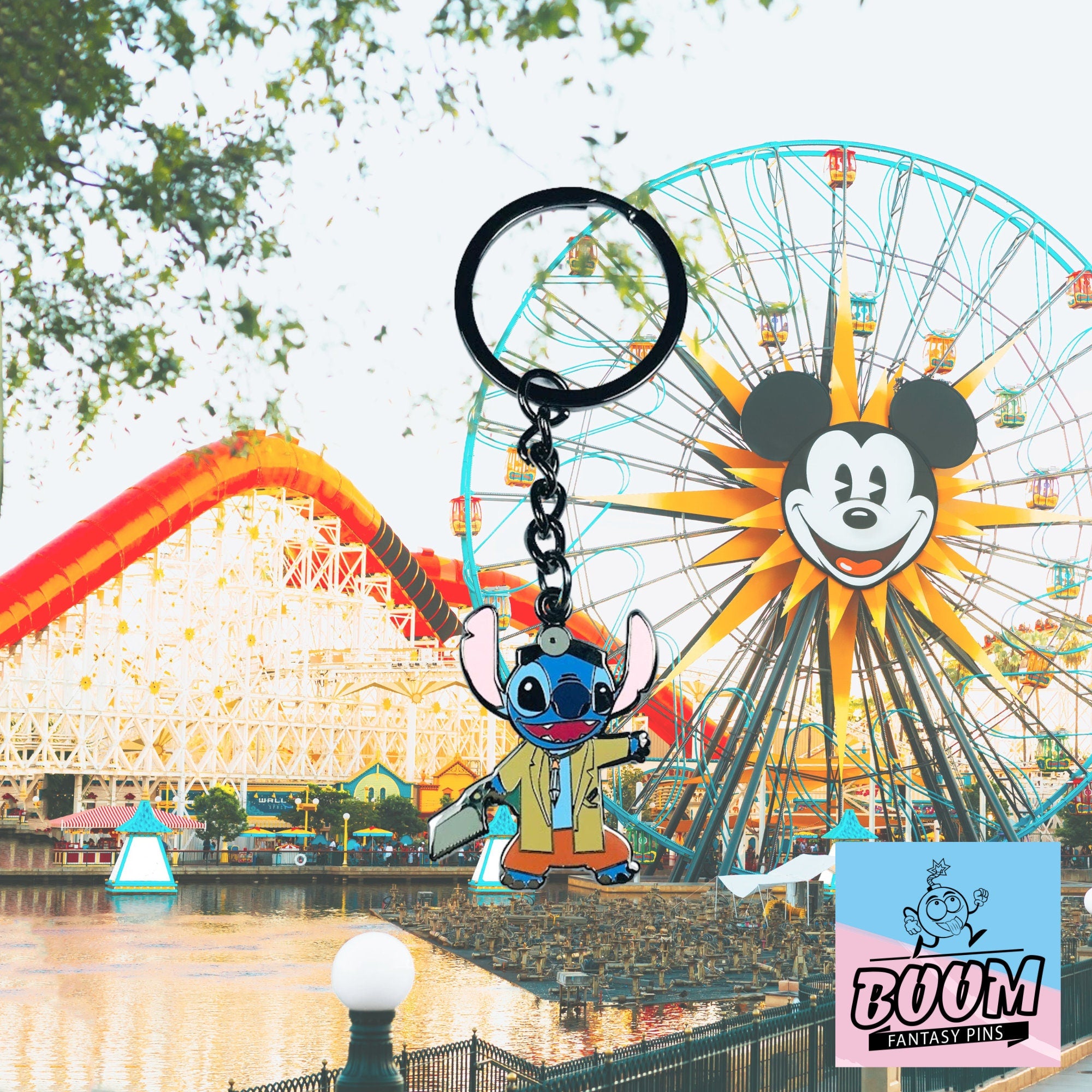 Llavero – Stitch como el Dr. Joshua Sweet de Lilo &amp; Stitch – Disney Fantasy