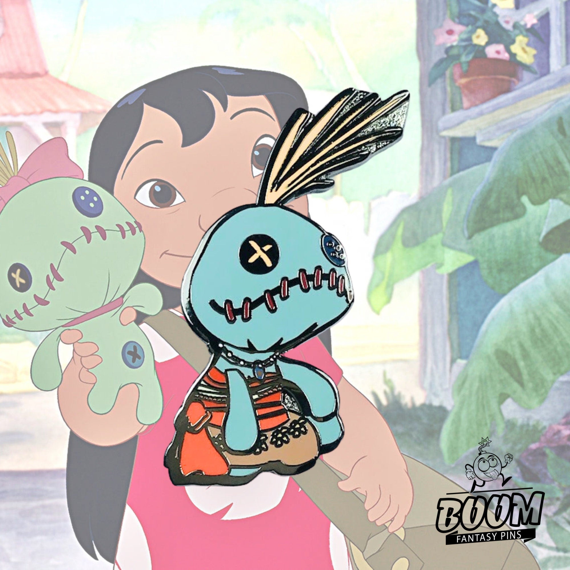 Pin – Trapos de Lilo y Stitch – Disney Fantasy