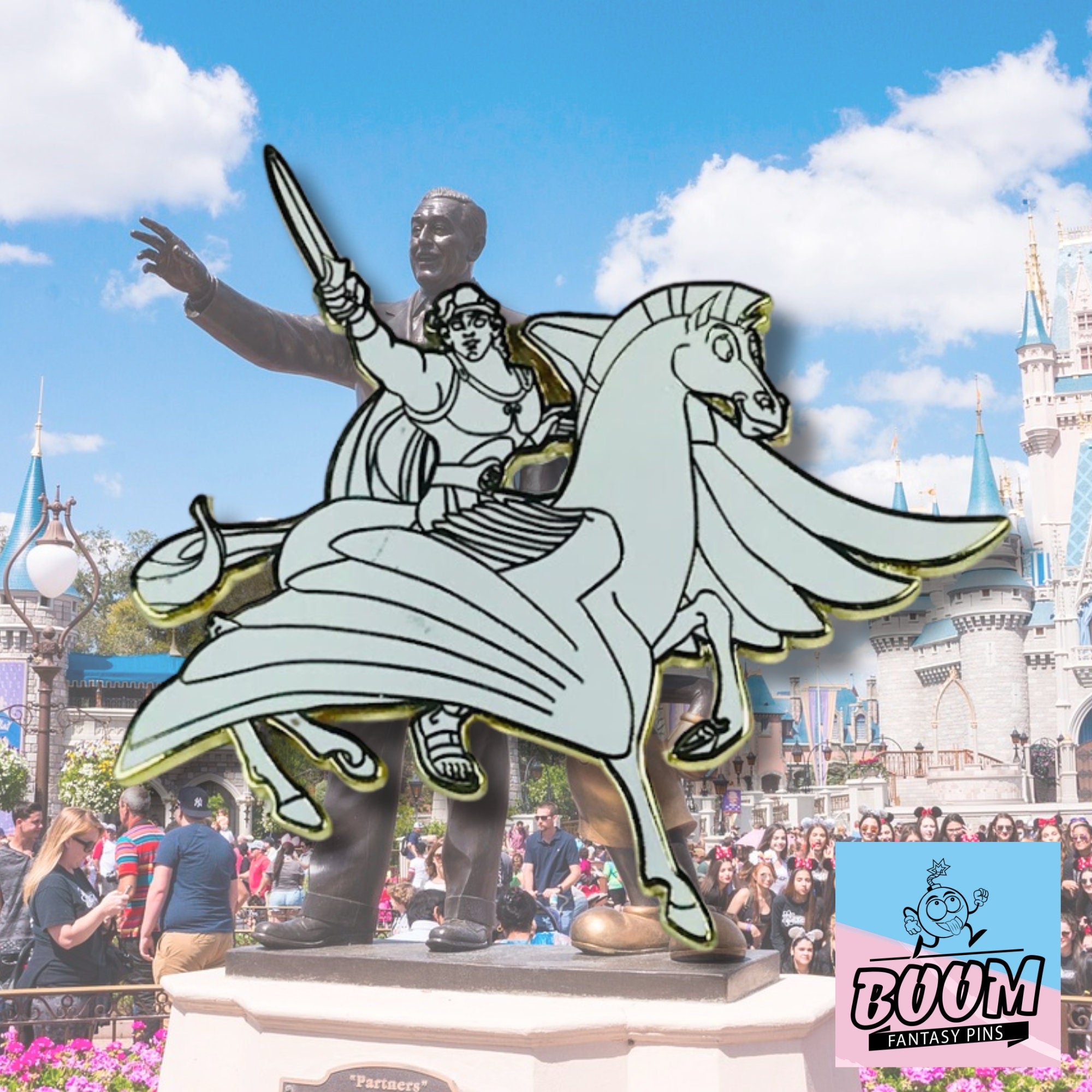 Pin – Hércules y Pegaso de Hércules – Disney Fantasy