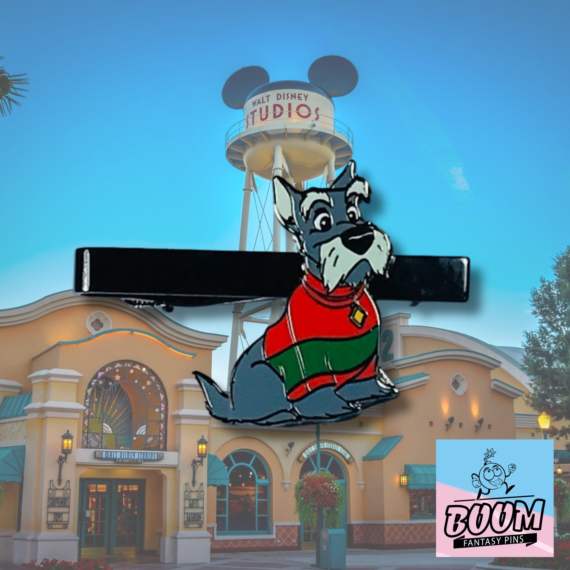 Pinza de corbata – Jock de La Dama y el Vagabundo – Disney Fantasy