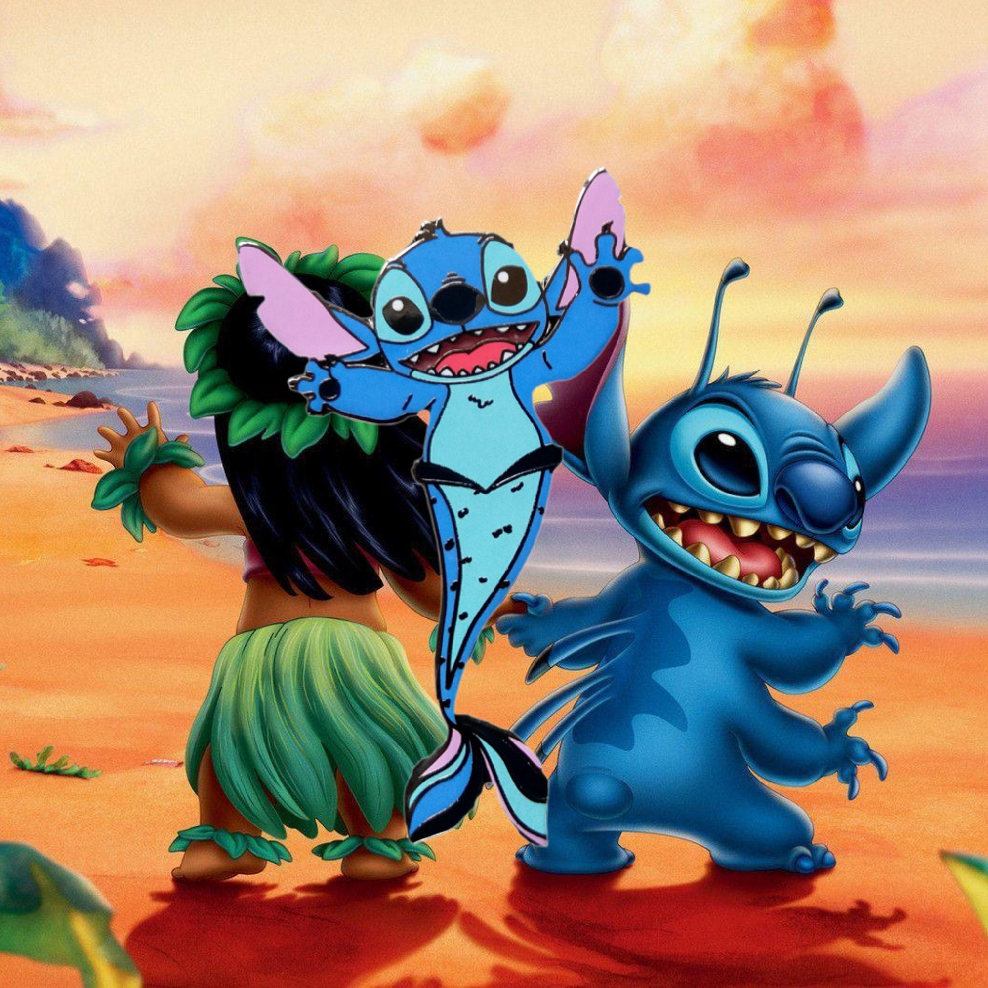 Pin – Stitch como Sirena de Lilo &amp; Stitch – Disney Fantasy