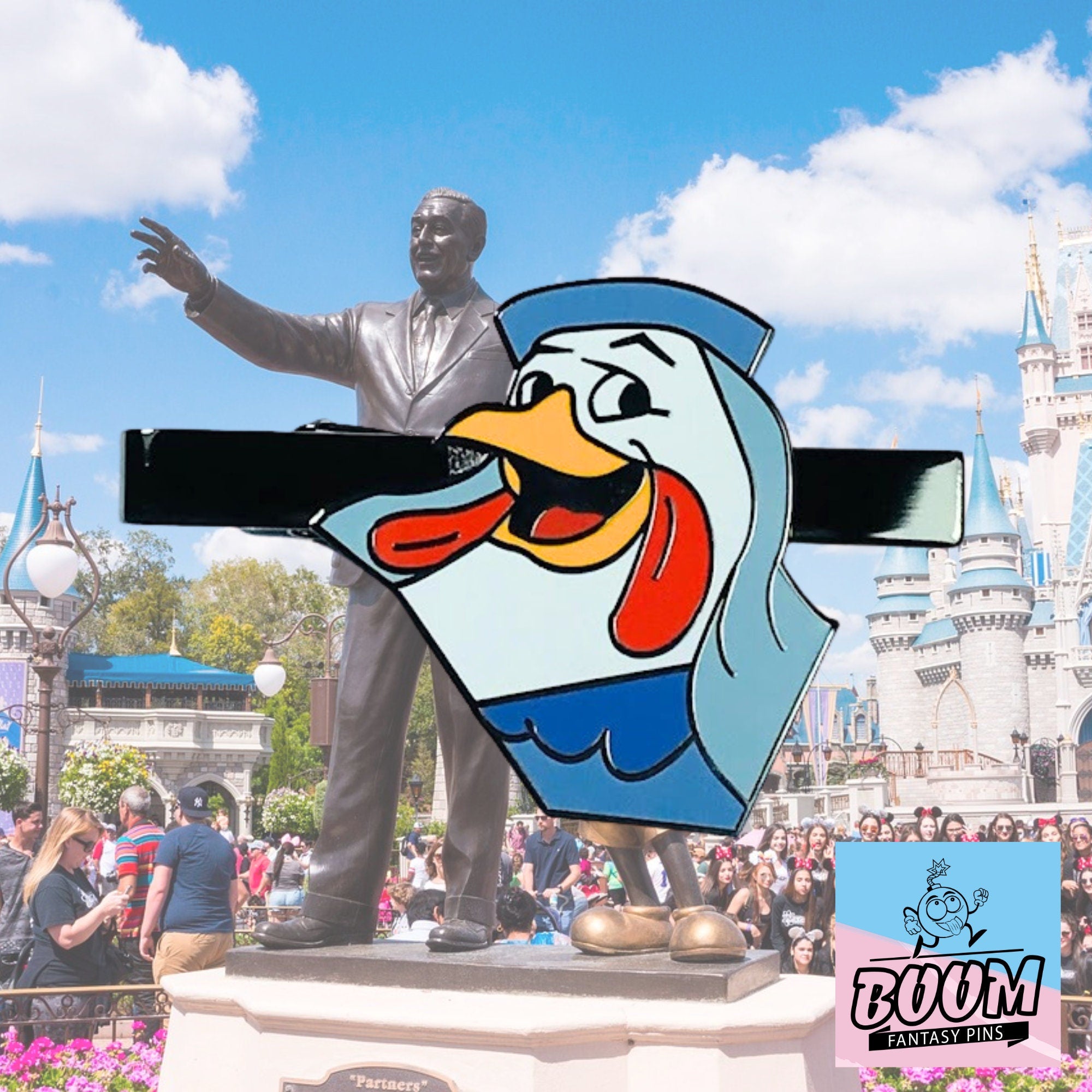 Pince à cravate – Lady Kluck de Robin des Bois – Disney Fantasy