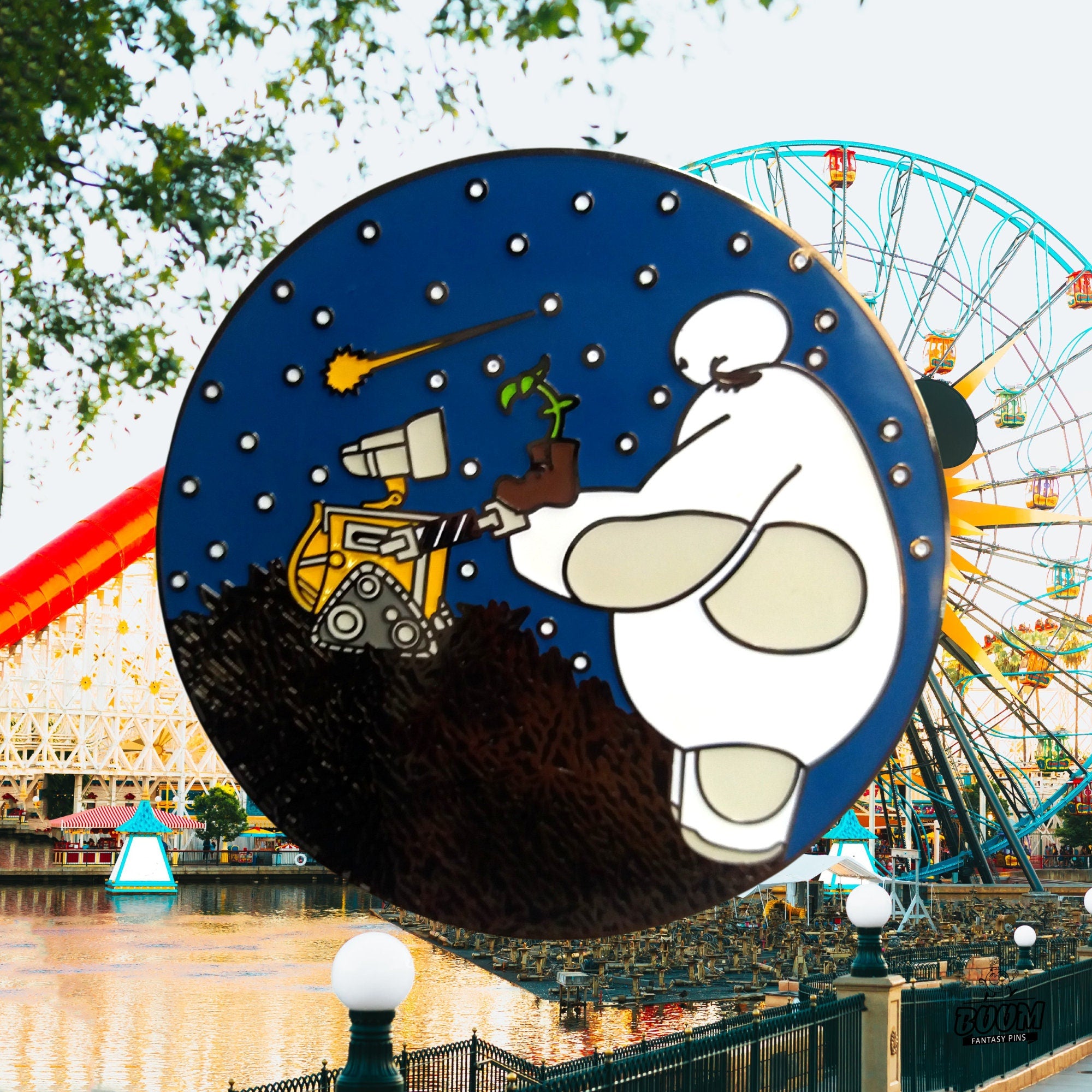 Pin's – Baymax de Big Hero 6 et Wall-E de Wall-E – Disney Fantasy