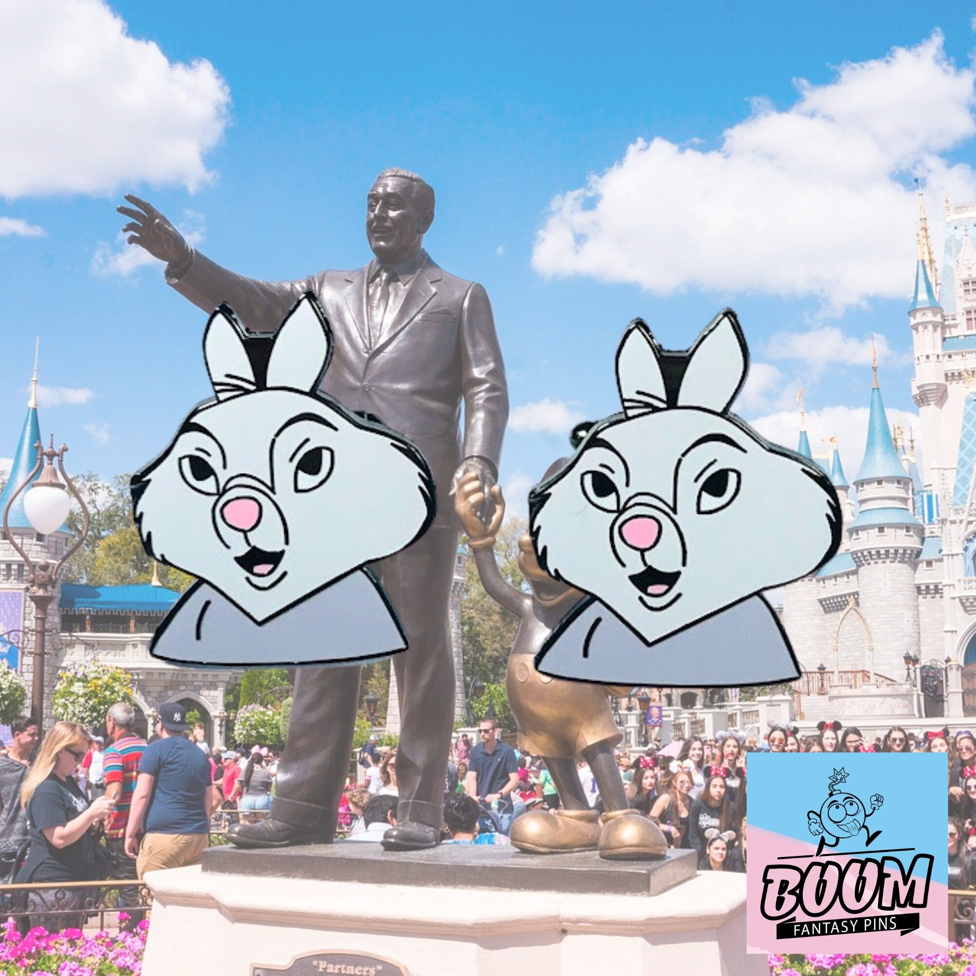 Cufflinks – Skippy Without a Hat from Robin Hood – Disney Fantasy