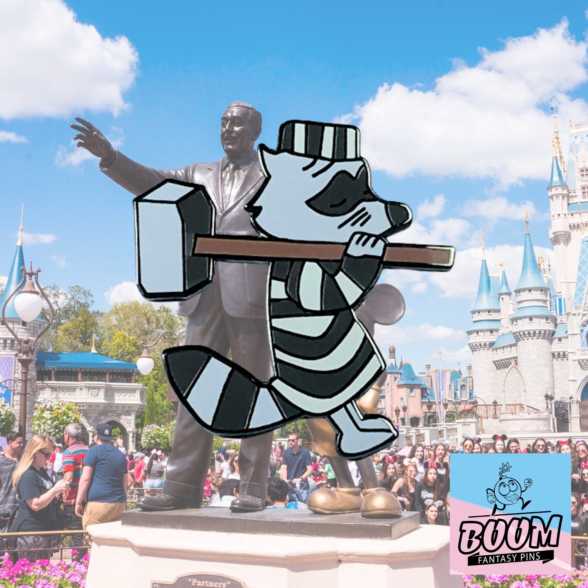 Pin's – Raton laveur de Robin des Bois – Disney Fantasy