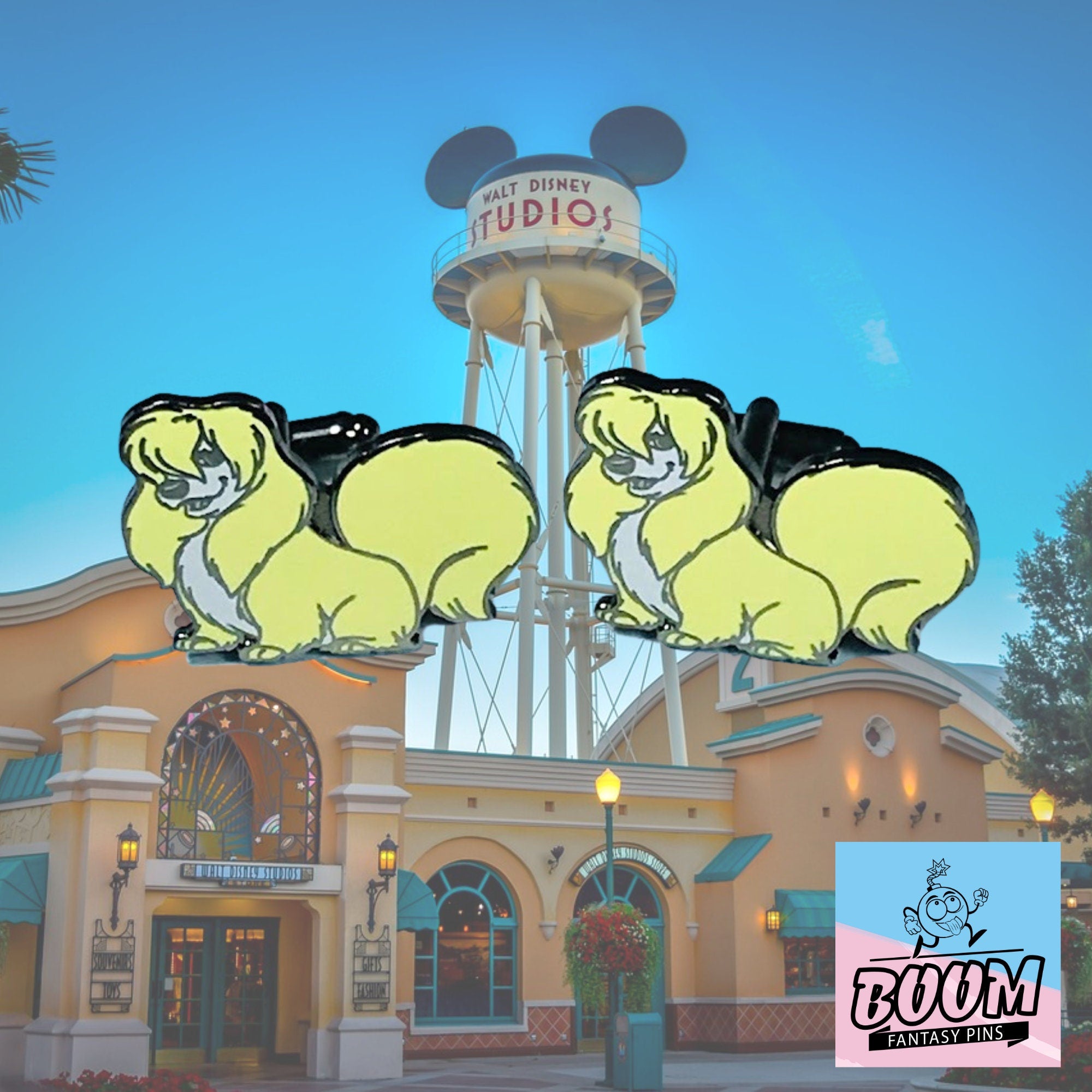 Boutons de manchette – Peg de La Belle et le Clochard – Disney Fantasy