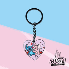 Llavero – Stitch y Ángel de Lilo &amp; Stitch – Disney Fantasy