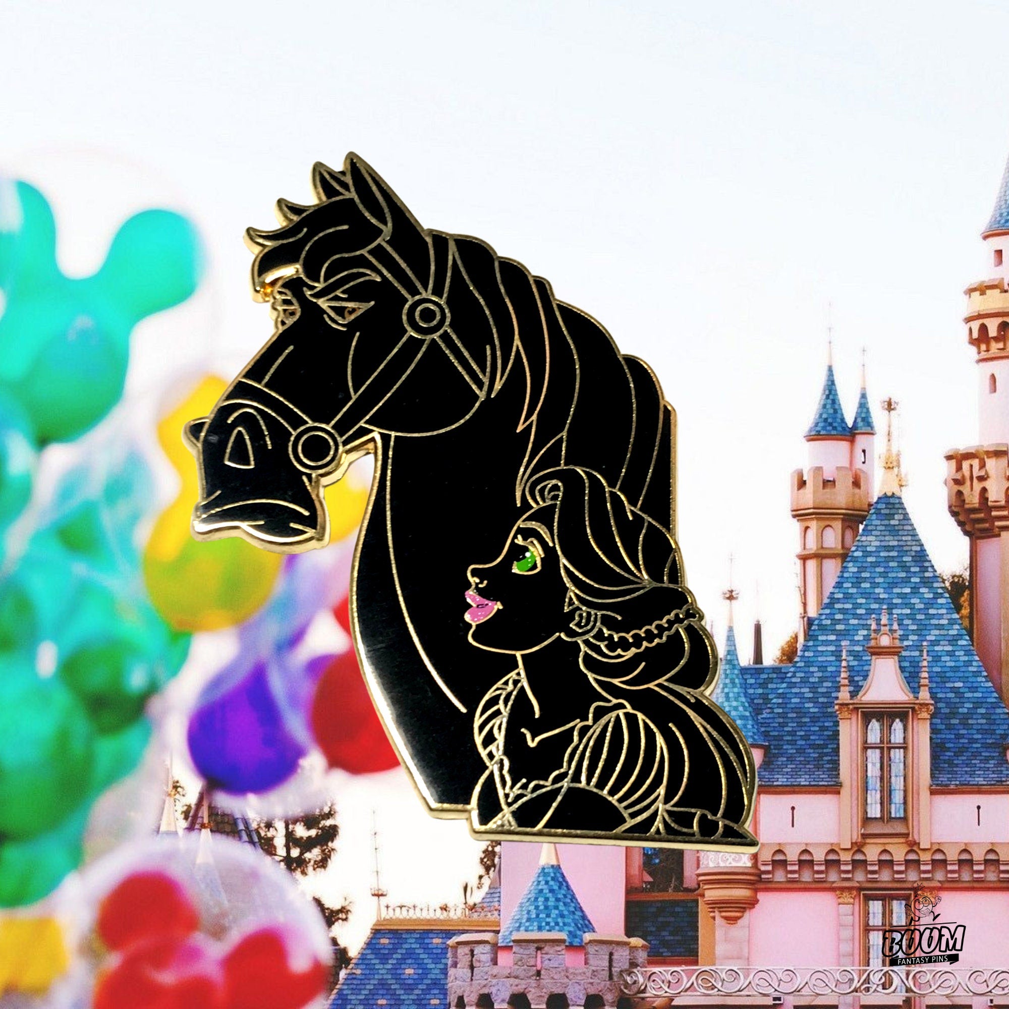 Pin's – Raiponce et Maximus du film Raiponce – Disney Fantasy