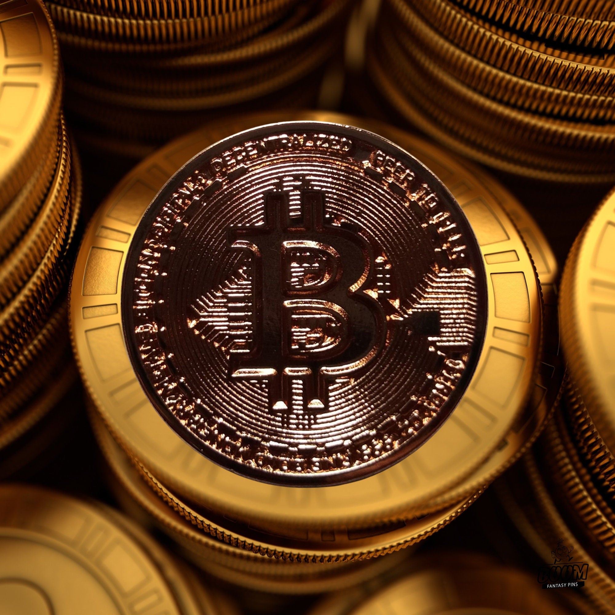 Pin – Bitcoin del Protocolo de Criptomonedas – Moneda Digital Blockchain